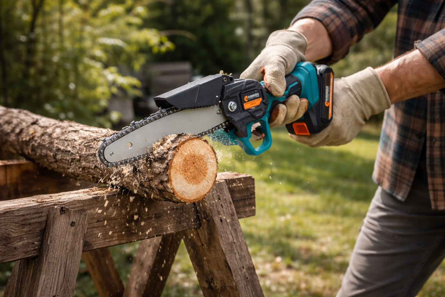 CHAINSAW CORDLESS ELECTRIC MINI BRANCH WOOD BRANCH Manufacturer code CCW-001