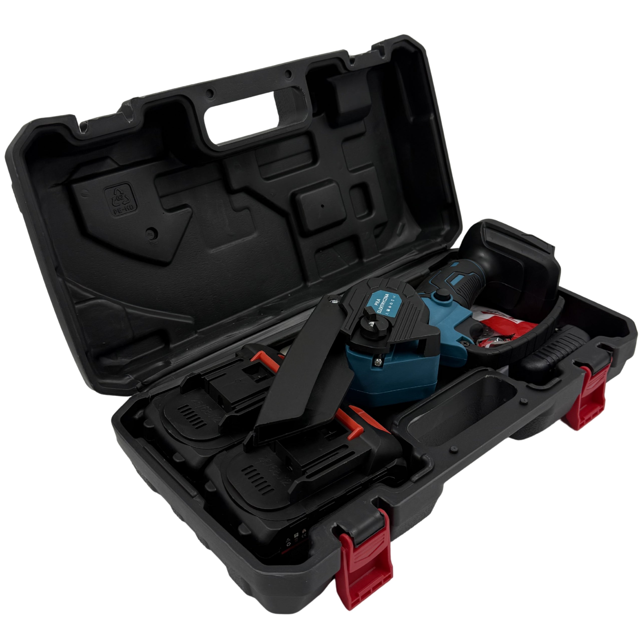 CHAINSAW CORDLESS HAND BRANCH SAW 2 BATTERIES 21V Series PIŁA ŁAŃCUCHOWA AKUMULATOROWA PILARKA