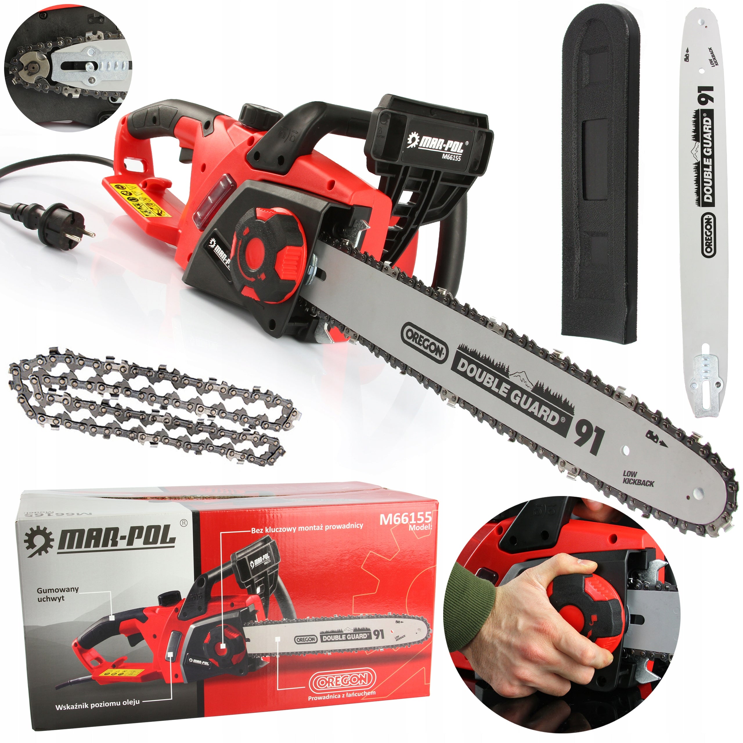 CHAINSAW ELECTRIC CHAINSAW OREGON 2400W GUIDE 40CM