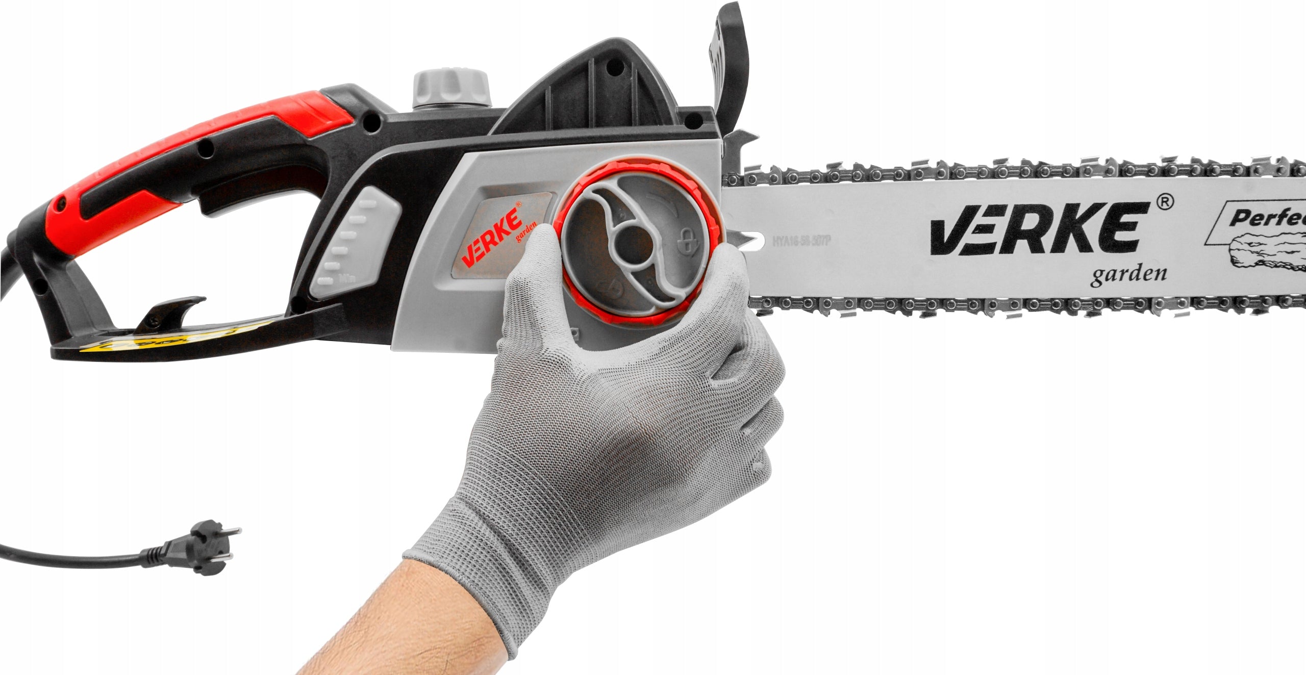 CHAINSAW ELECTRIC SAW CUTTING WOOD TREES 40CM STRONG 1800W Power supply mains