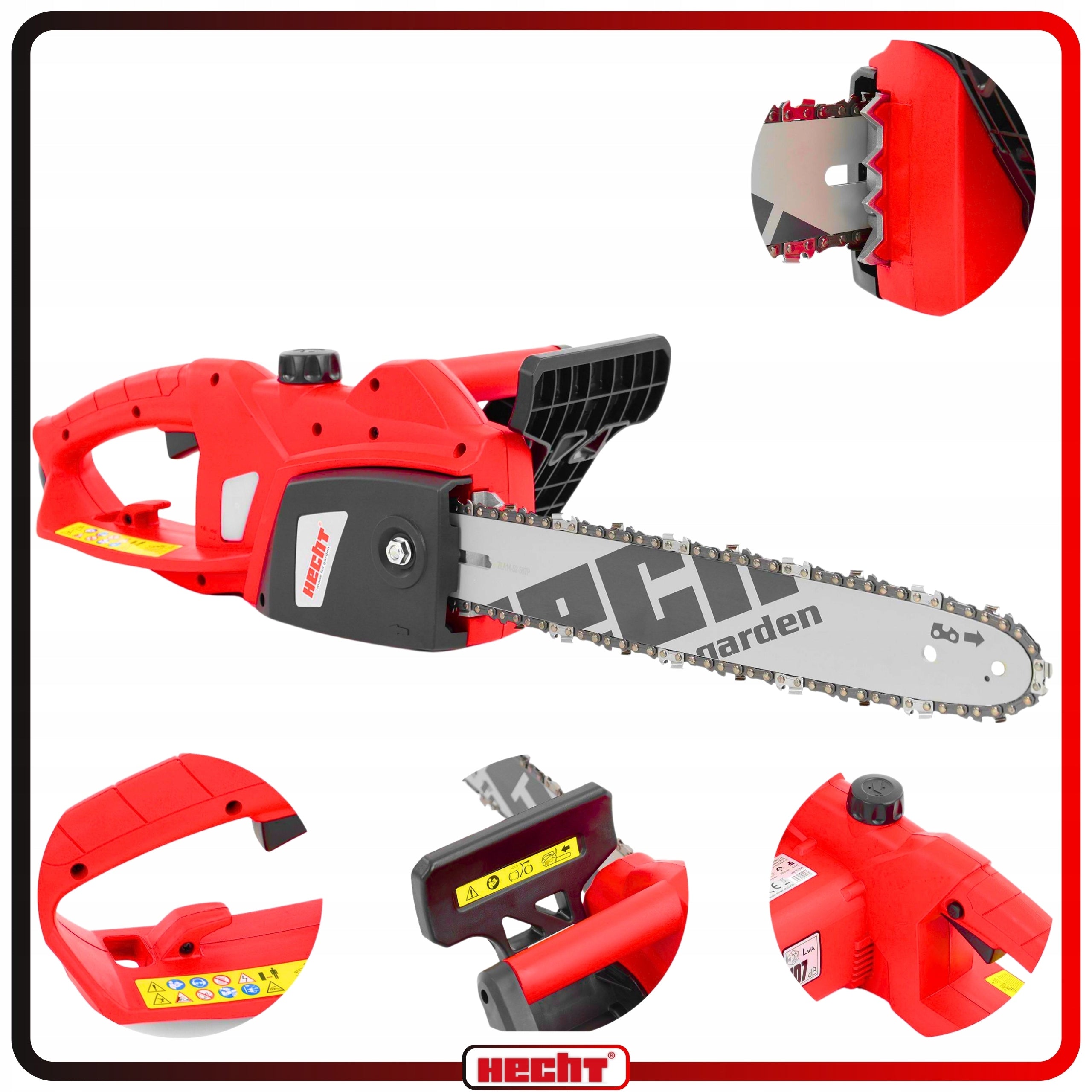 CHAINSAW ELECTRIC SAW FOR CUTTING WOOD HECHT 2035 2000W 35CM Brand Hecht