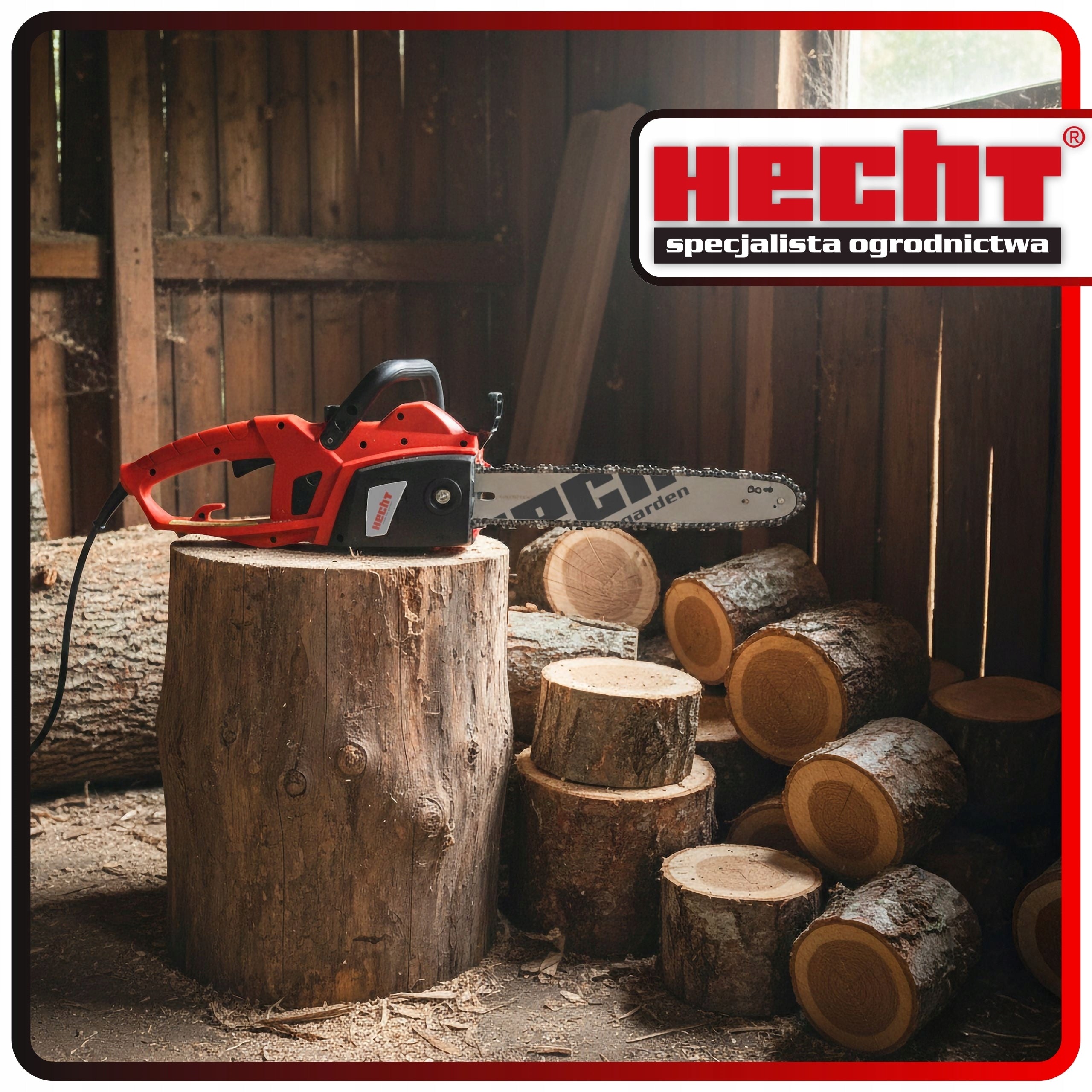 CHAINSAW ELECTRIC SAW FOR CUTTING WOOD HECHT 2035 2000W 35CM Packaging status original