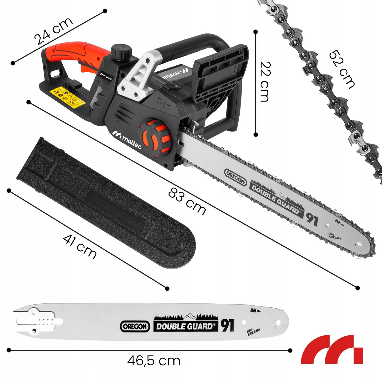 CHAINSAW ELECTRIC WOOD SAW BRANCH GUIDE 16” 3550W Manufacturer code 111829