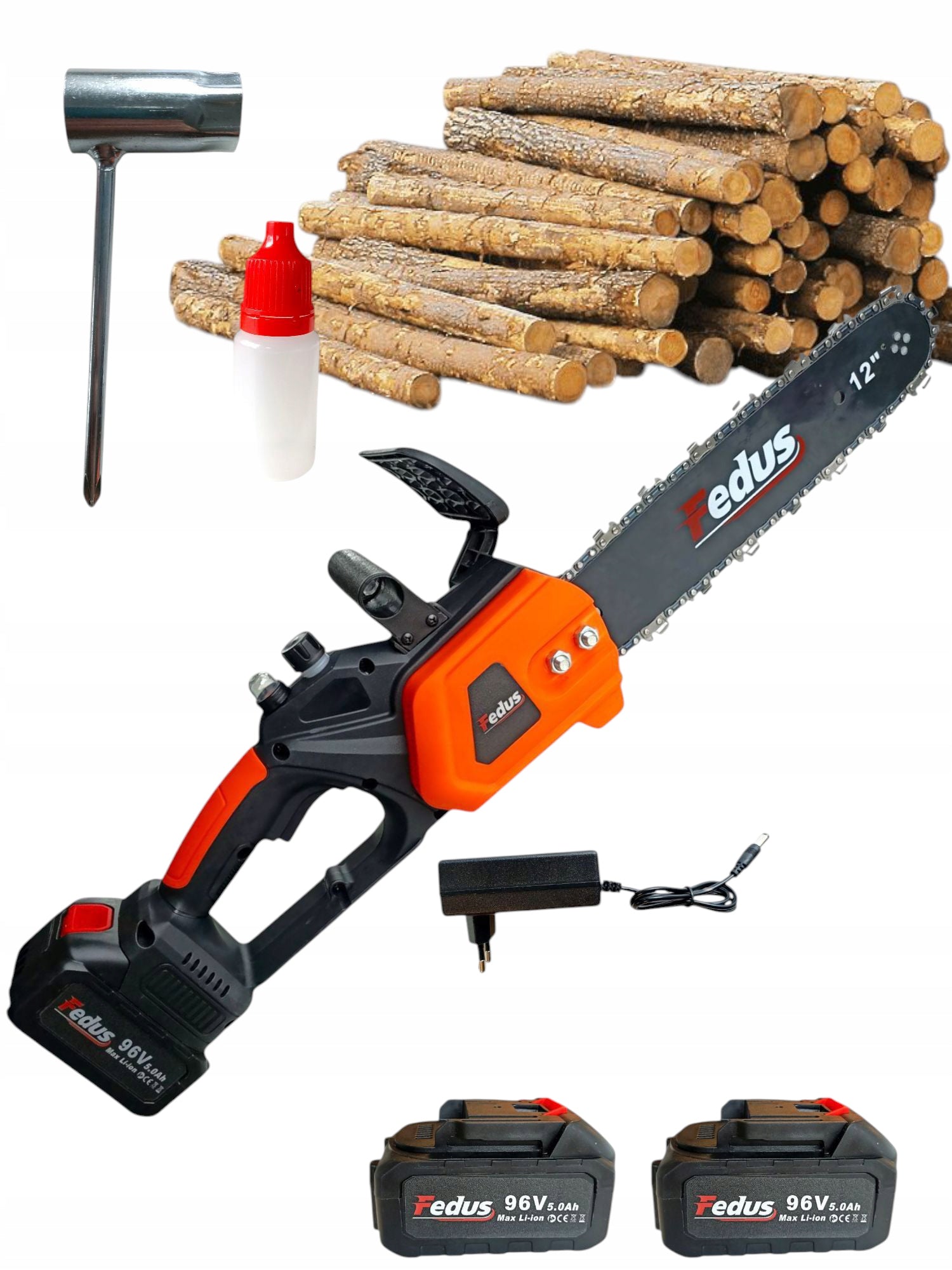 CHAINSAW FEDUS CORDLESS BRUSHLESS 12 inches 2xACCUMULATORS EAN (GTIN) 5902906740200