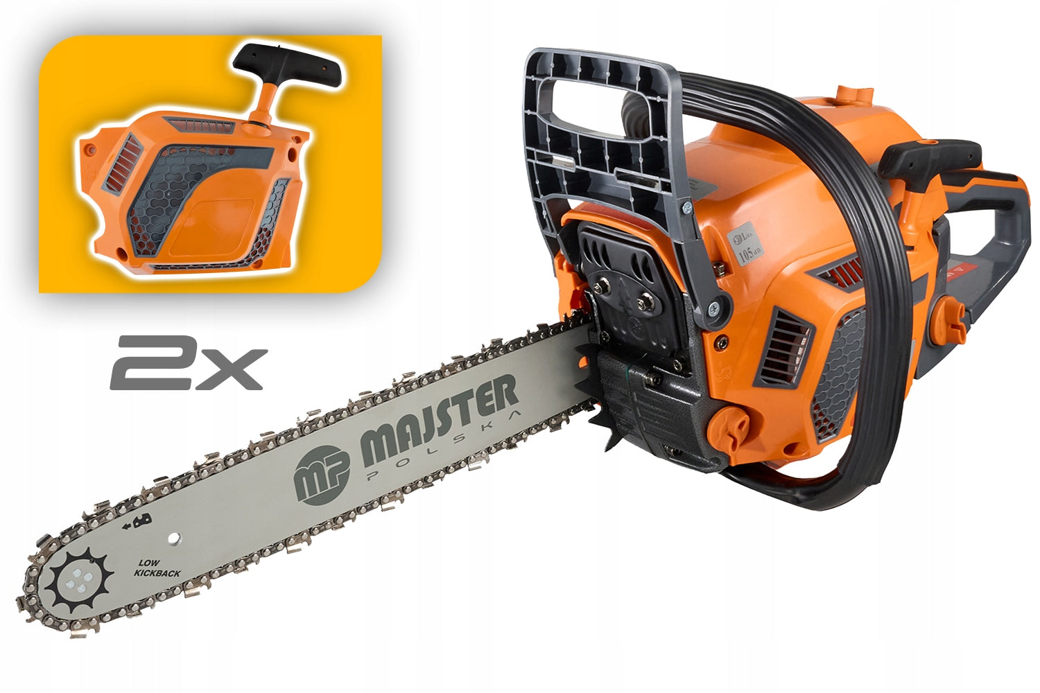 CHAINSAW MP-PS-6100 5,7km 58cm3 2x chains/wire/oil Strong Packaging status original