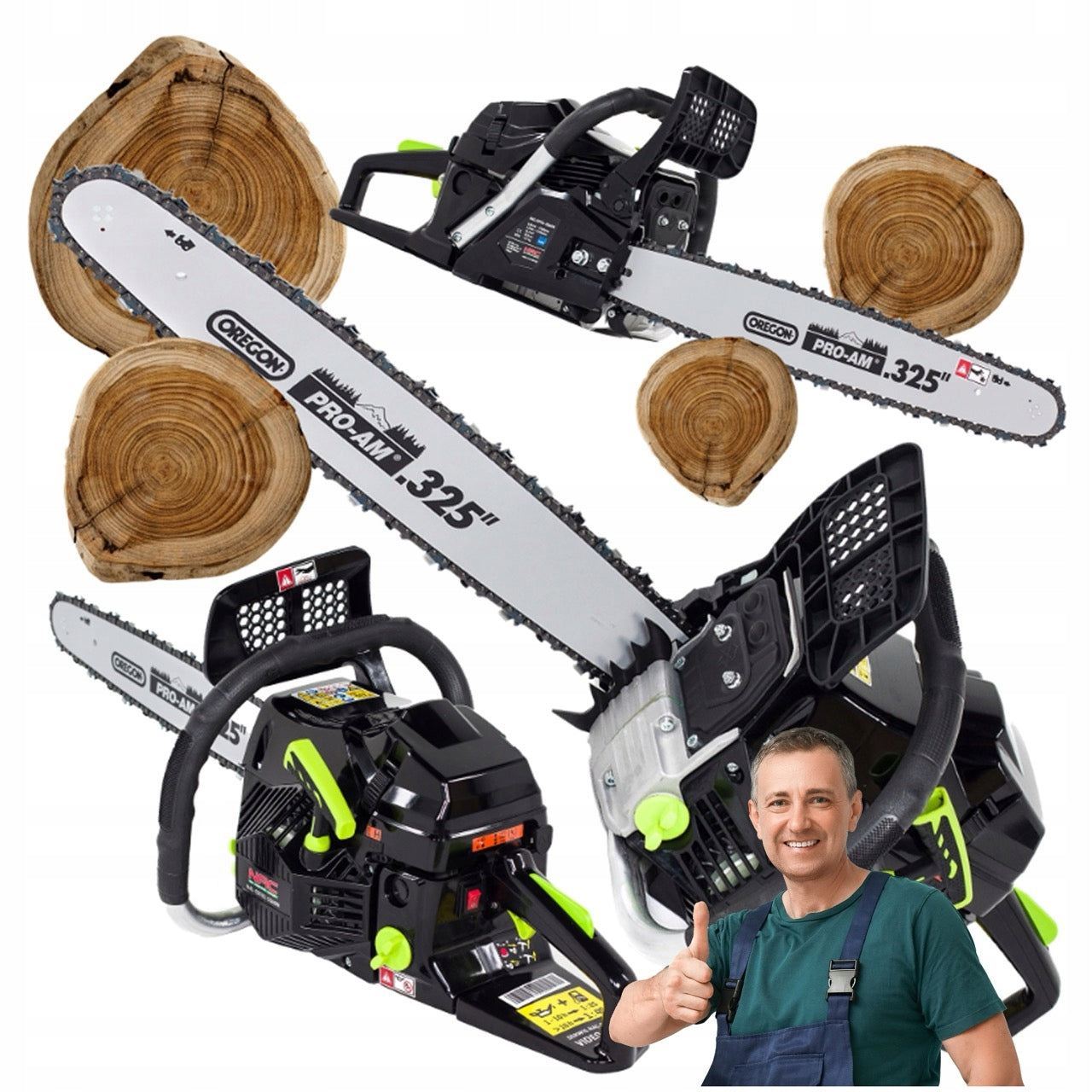 CHAINSAW NAC 50CM (20") 61CM3 2,85KW WALBRO OREGON