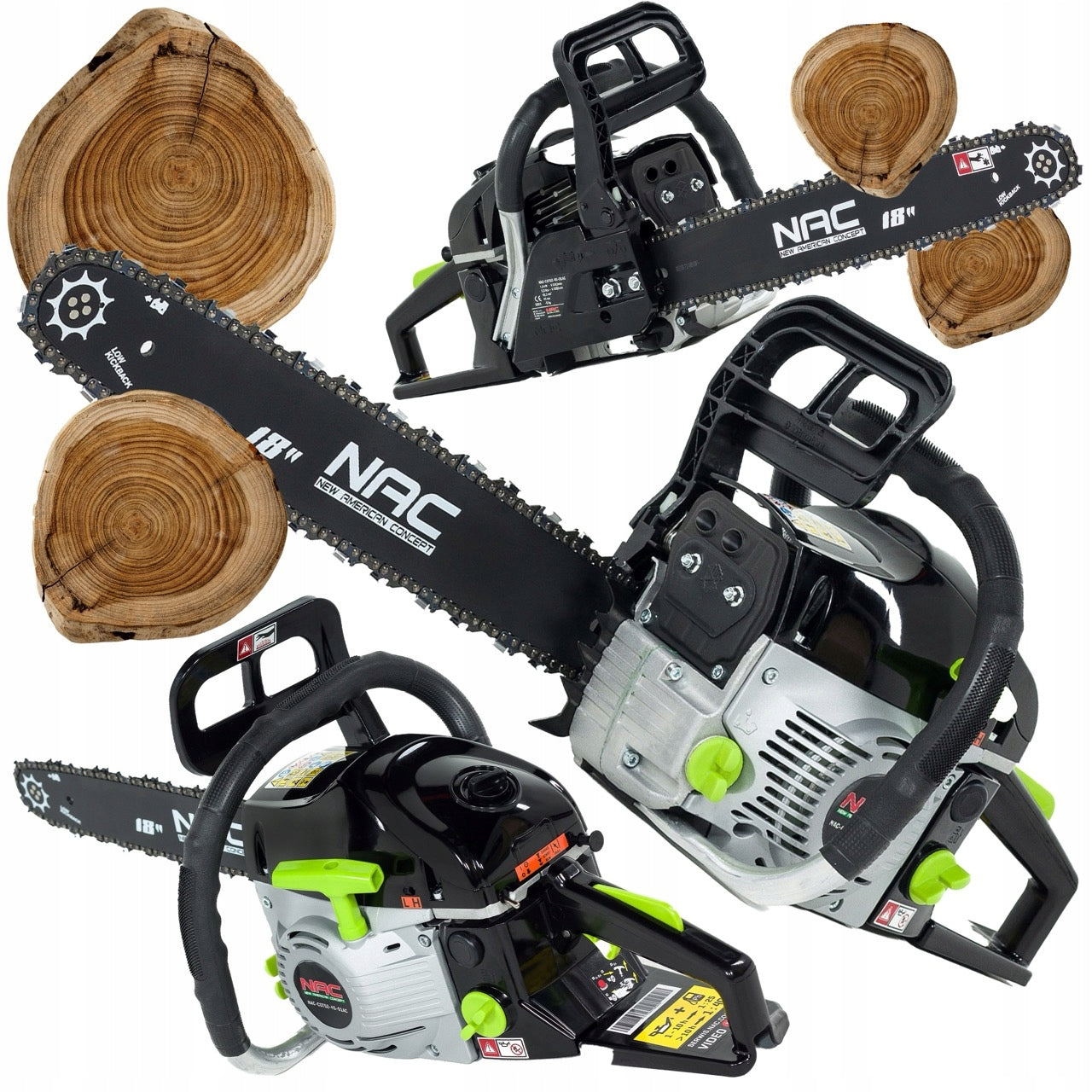 CHAINSAW NAC CST52-45-01AC45CM 18" 49,3CM3 1,9KW