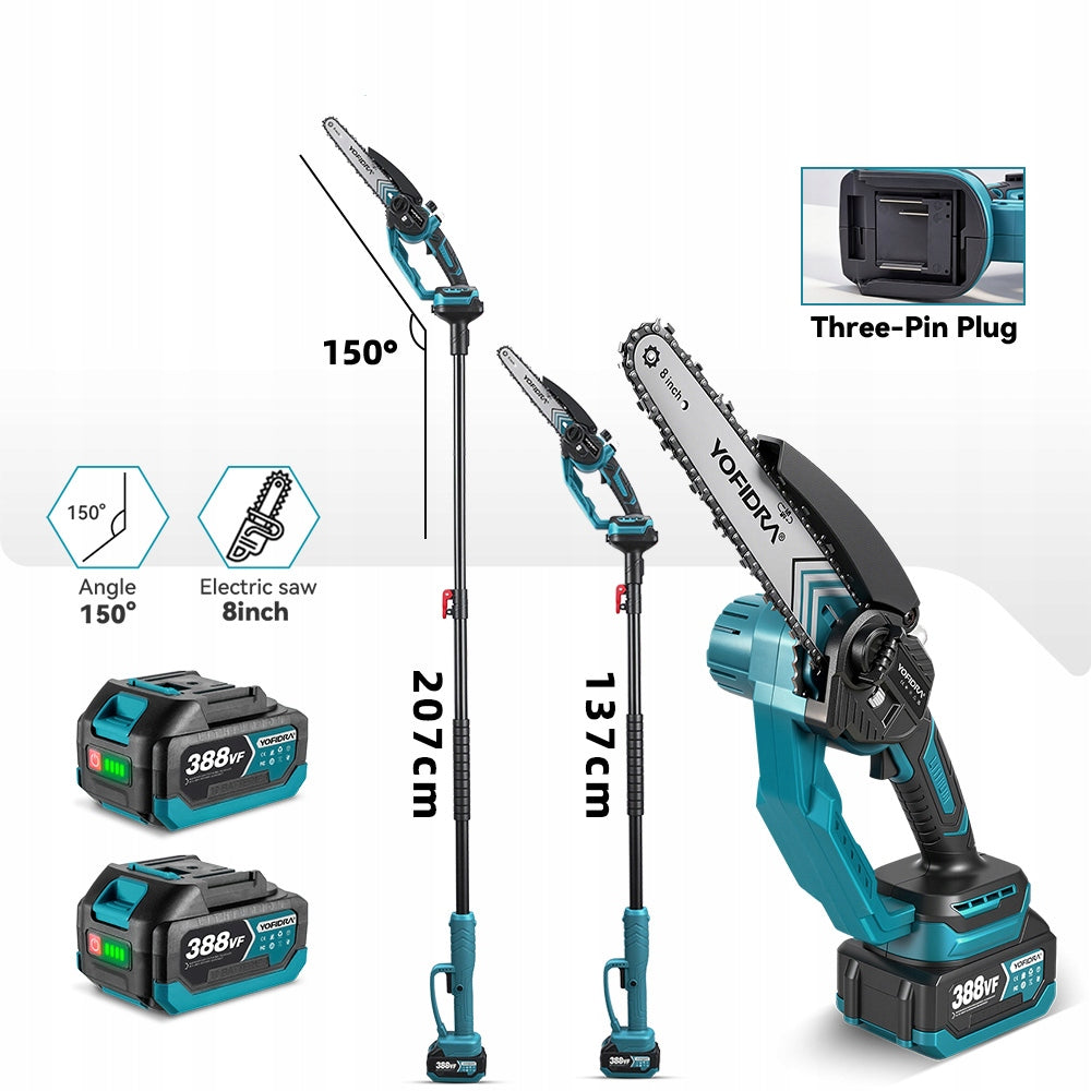 CHAINSAW TELESCOPIC PRUNER BOOM 1.7M BRUSHLESS FOR BRANCHES