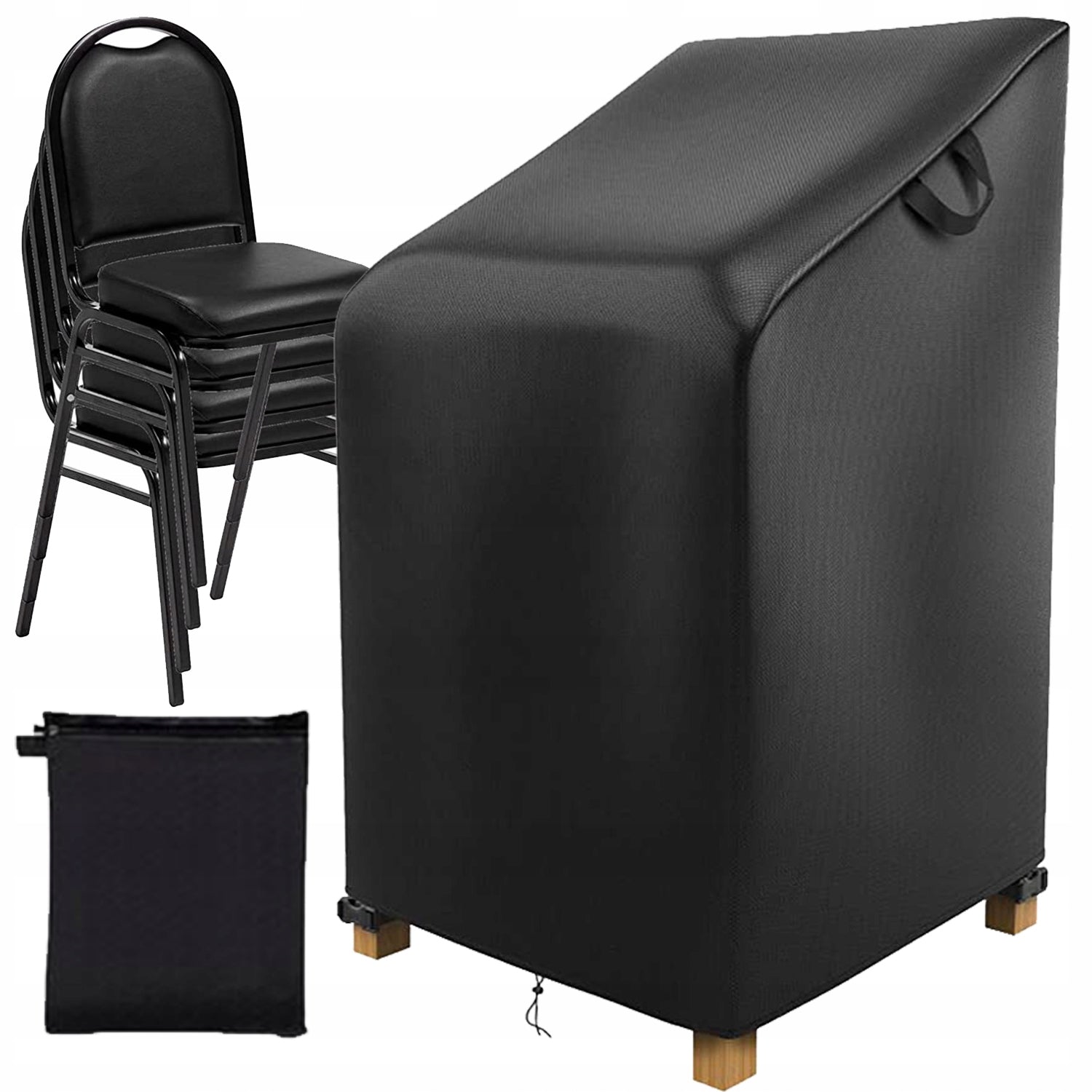 CHAIR COVER WATERPROOF ANTI-UV WITH ZIPPER+STRING