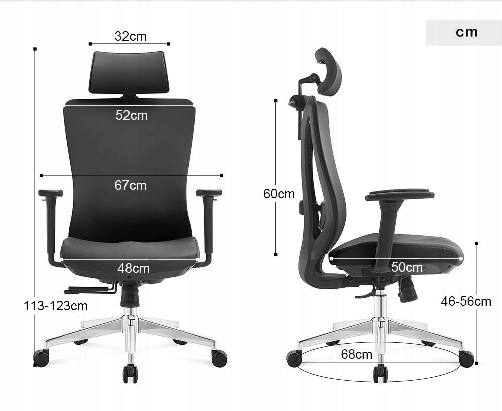 CHAIR ERGONOMIC OFFICE CHAIR ANGEL ROTATING GelatO BHP Manufacturer code GELATO