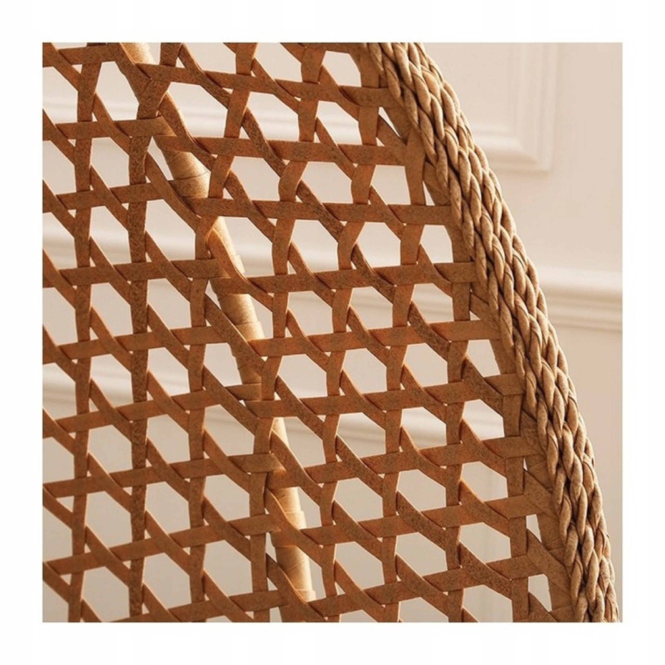 CHAIR HANGING GARDEN BASKET EGG ROCKING COCOON PREMIUM BOHO + PILLOWS Seat diameter/width 111 cm