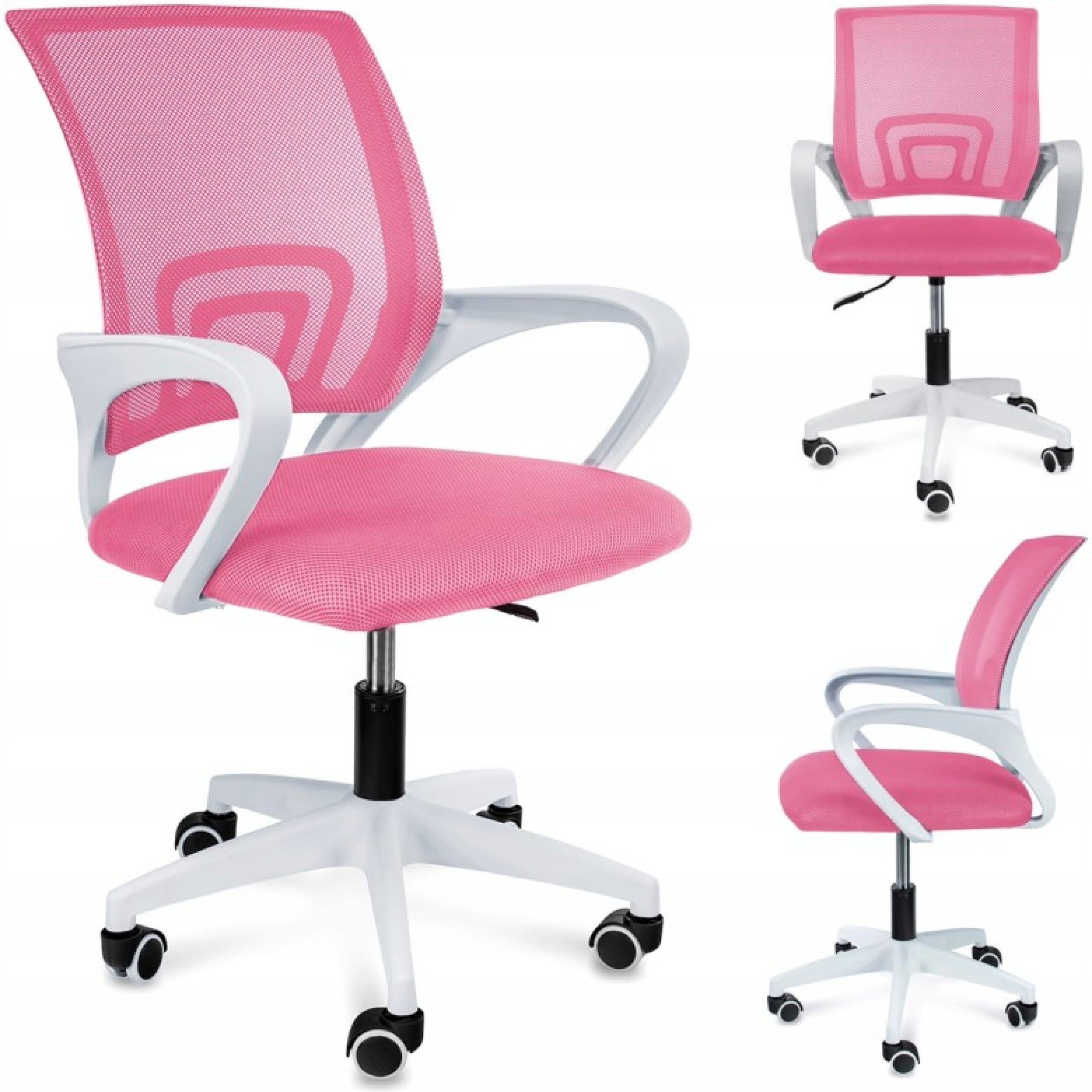 CHAIR SWIVEL DESK CHAIR FOR BABY GIRL PINK FOR LEARNING