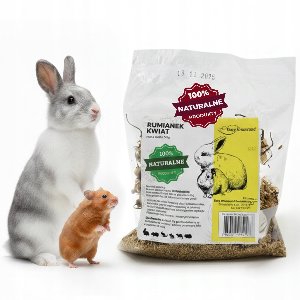 CHAMOMILE FLOWER NATURAL HERBS FOR RABBIT RODENTS DELICACY 50G