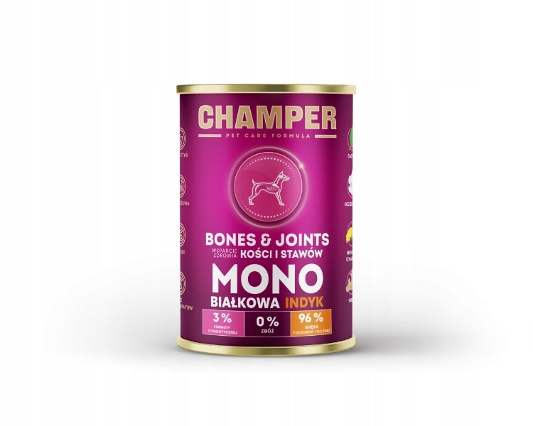 CHAMPER BONES&JOINTS MONOPROTEIN turkey 400g