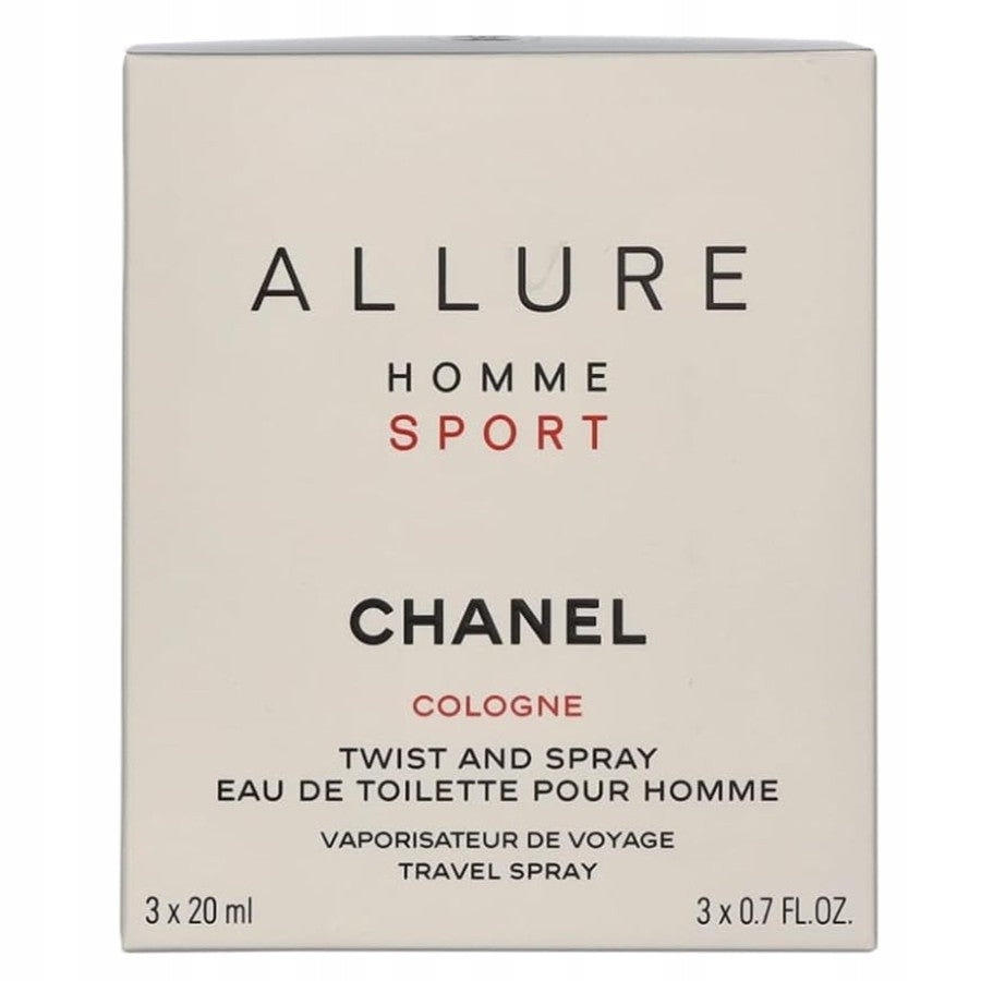 CHANEL Allure Homme Sport set cologne spray + cartridge 3x20ml Brand Chanel