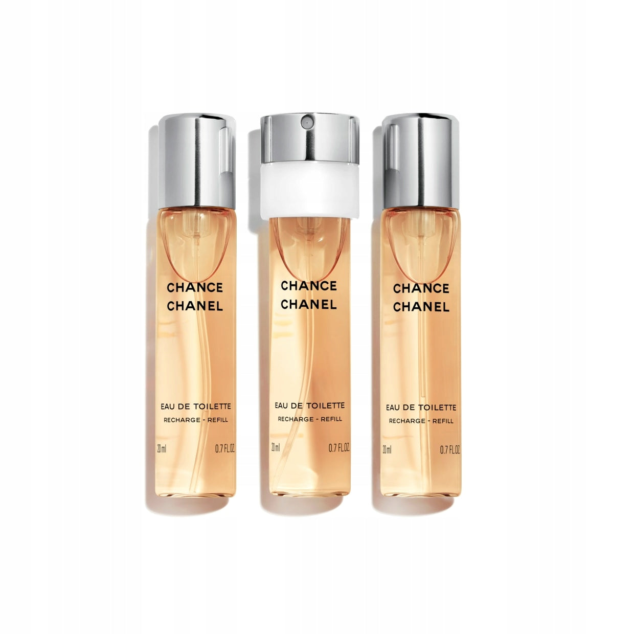 CHANEL CHANCE EDT 3X20 ML REPLACEABLE CARTRIDGES