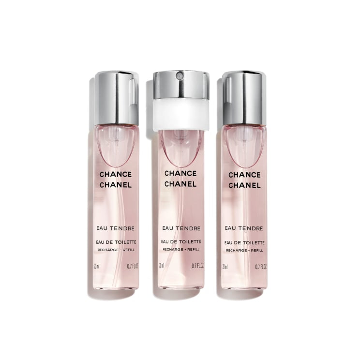 CHANEL Chance Eau Tendre EDT Refill 20ml Twist And Spray Set Brand Chanel