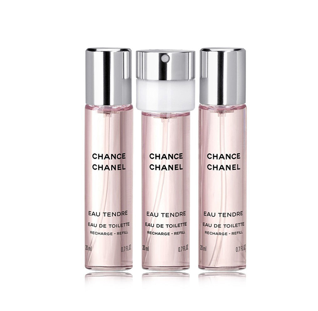CHANEL Chance Eau Tendre EDT Refill 20ml Twist And Spray Set