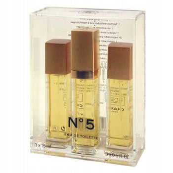 CHANEL No 5 EDT eau de toilette for women perfume 3x20ml