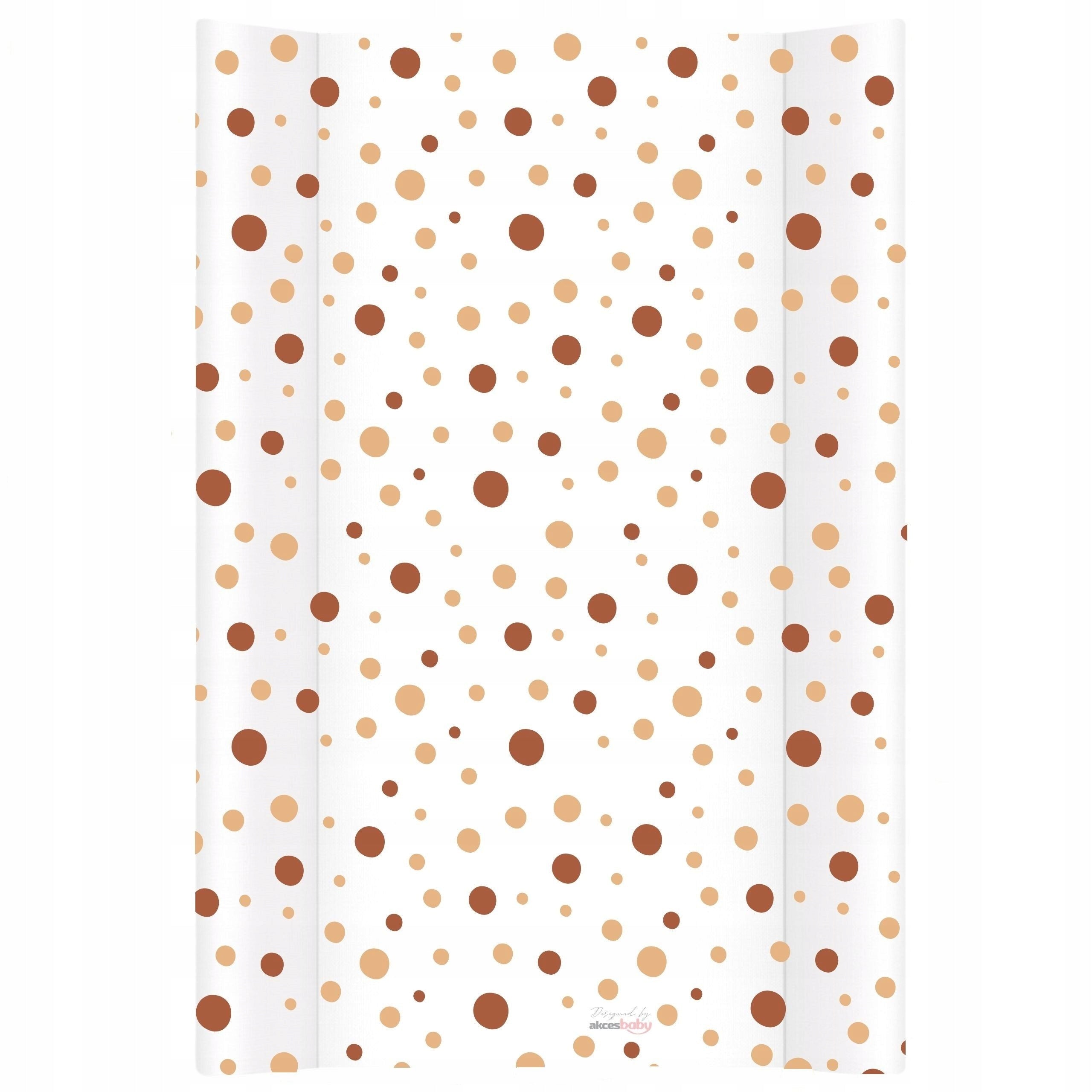 CHANGING TABLE rigid EXTENSION for cot 47x70cm dots MOCHA CHOCOLATE