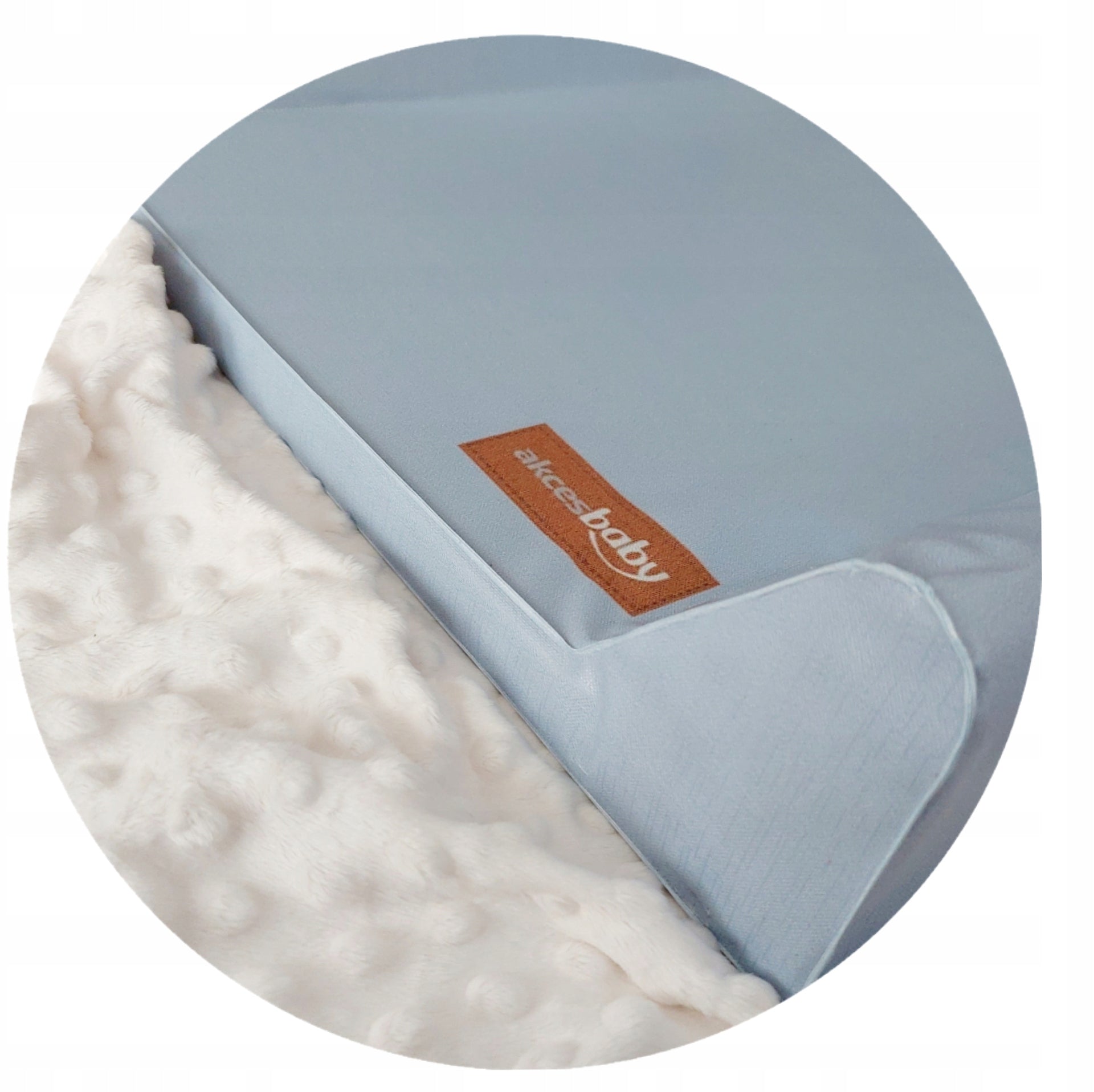 CHANGING TABLE rigid for cot 47x70cm BABY BLUE natural design blue Brand AkcesBaby