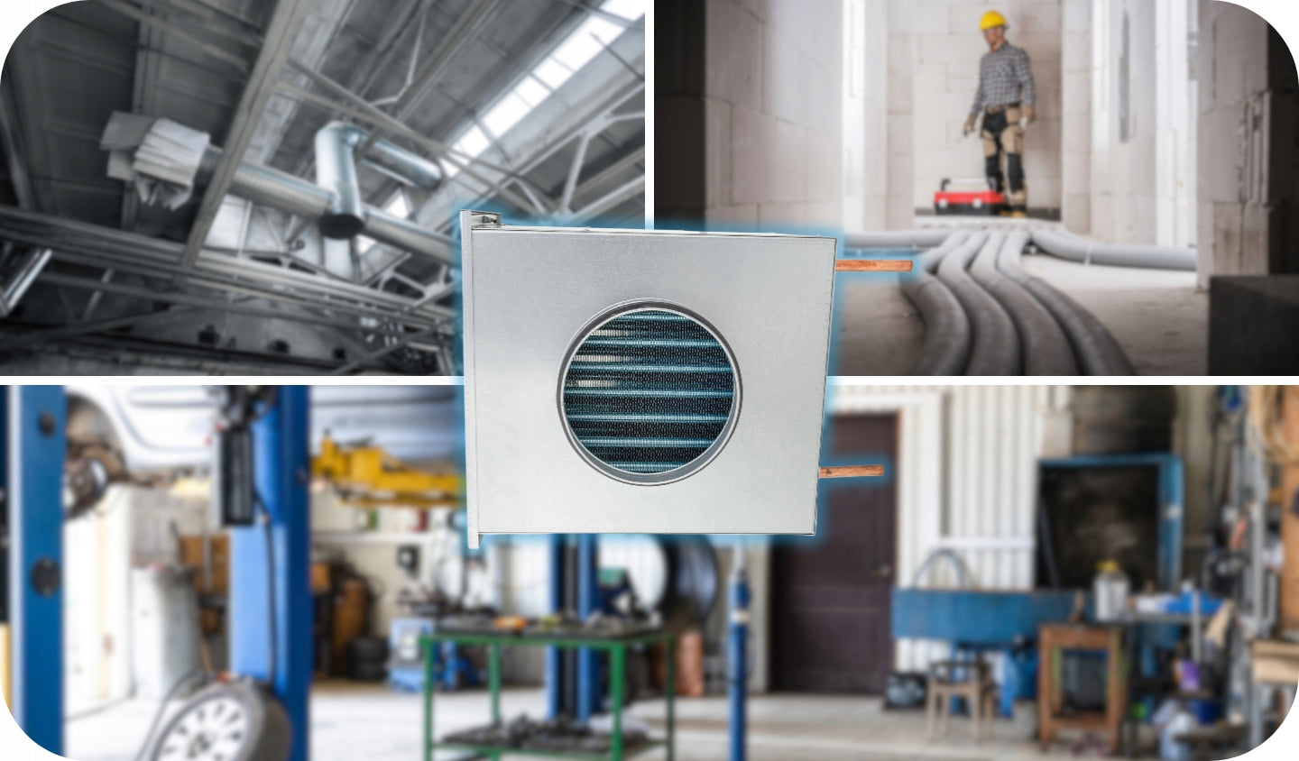 CHANNEL WATER HEATER Ø 160 mm Recuperation Water Heating Energy efficiency class A++
