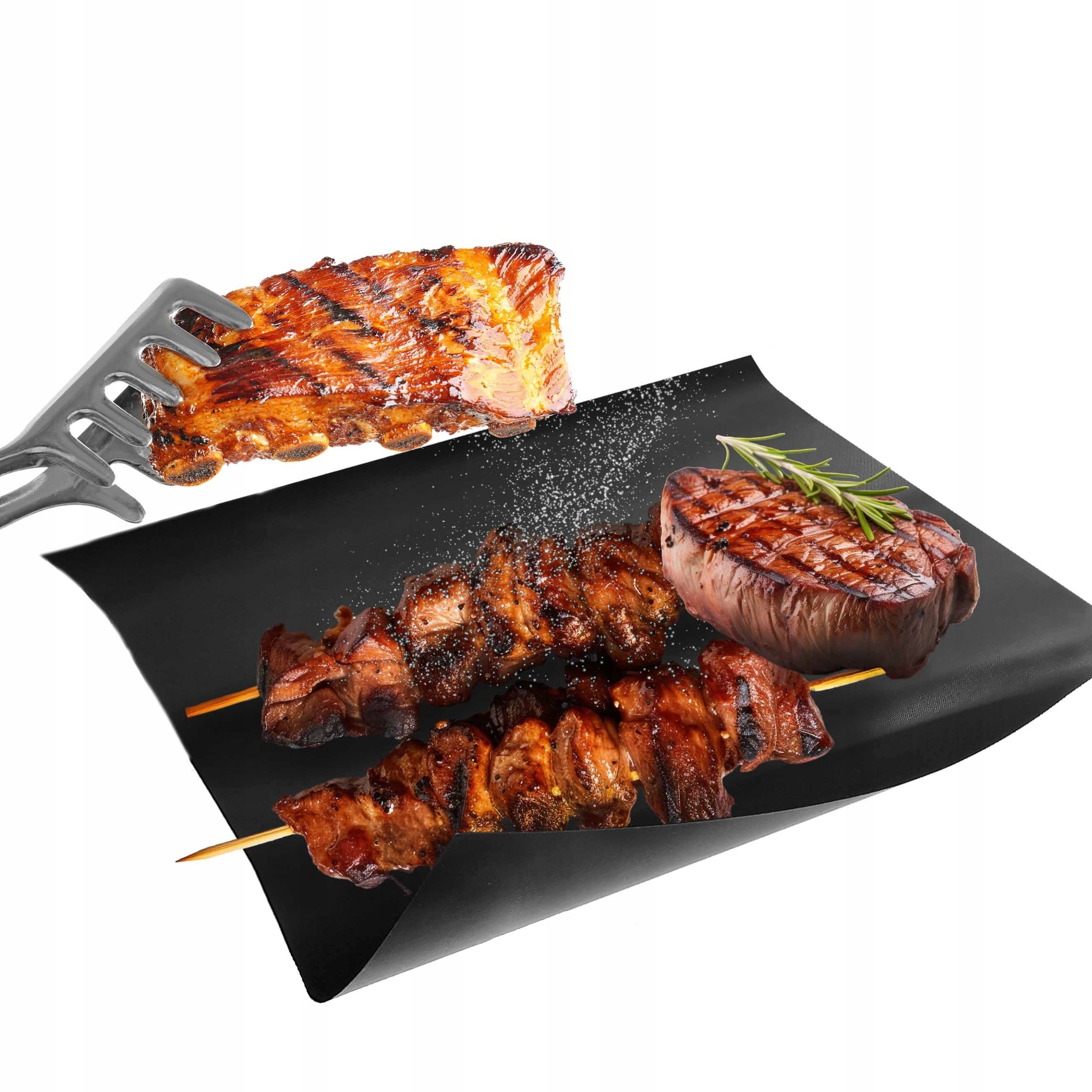 CHARCOAL GARDEN GRILL CLOSED GRATE ASHTRAY BBQ1003 + 4X TEFLON MAT Manufacturer Kontrast