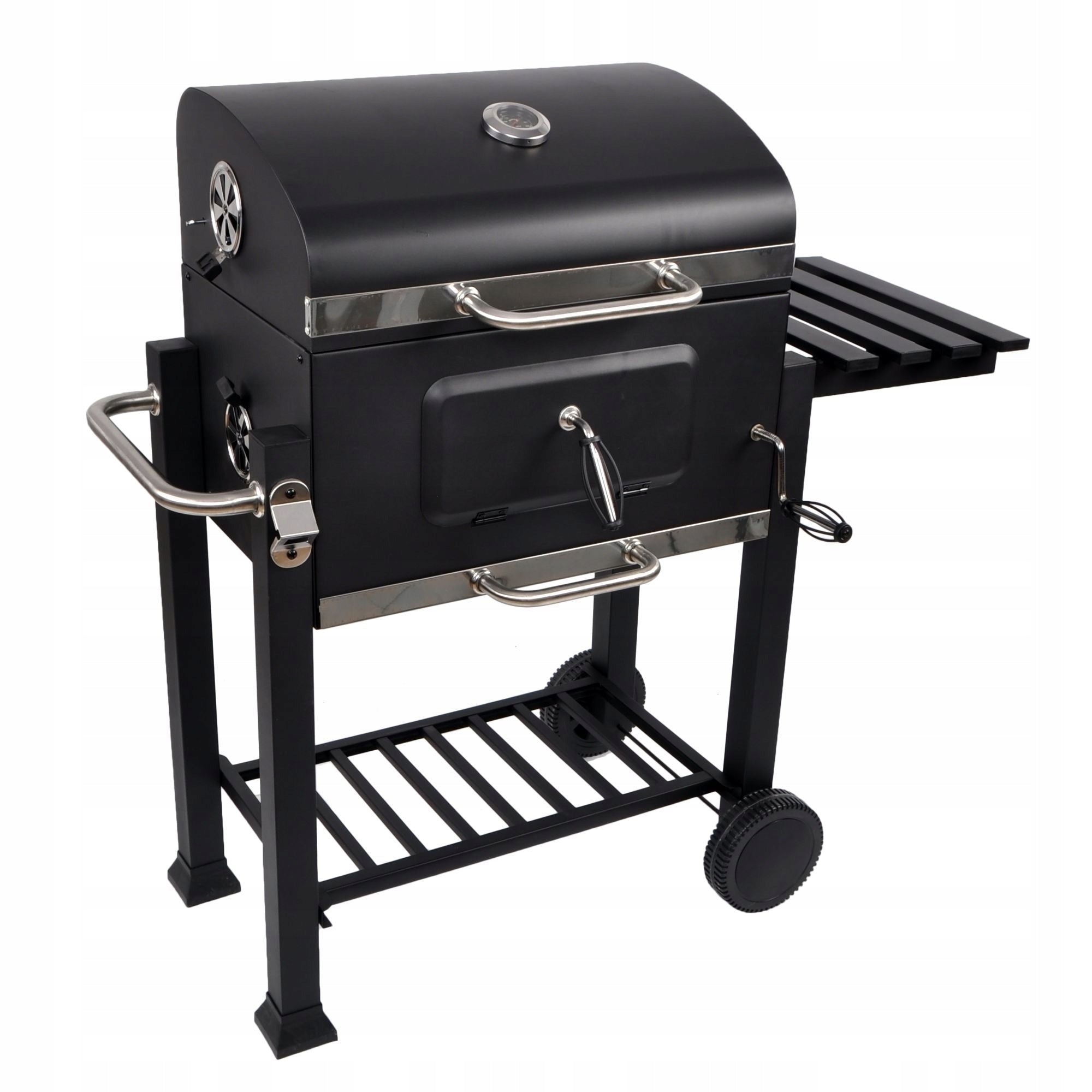 CHARCOAL GARDEN GRILL LARGE CAST IRON GRATE WITH LID + THERMOMETER COVER Manufacturer code ART-KON