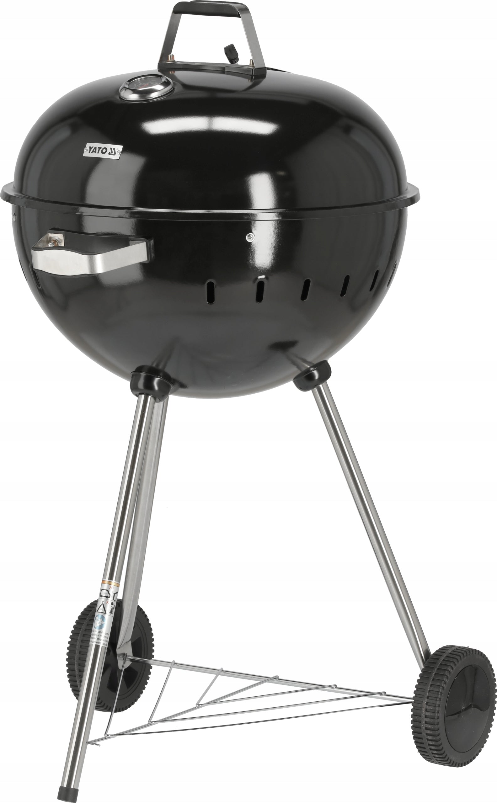CHARCOAL GARDEN GRILL ROUND WITH COVER GRATE XXL WHEELS COVER 54CM YATO Manufacturer code YATOYG-20300
