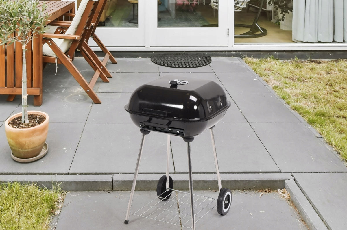 CHARCOAL GARDEN GRILL WITH COVER GRATE 45x40cm CIRCLES COVER LUND Manufacturer code LUND99904