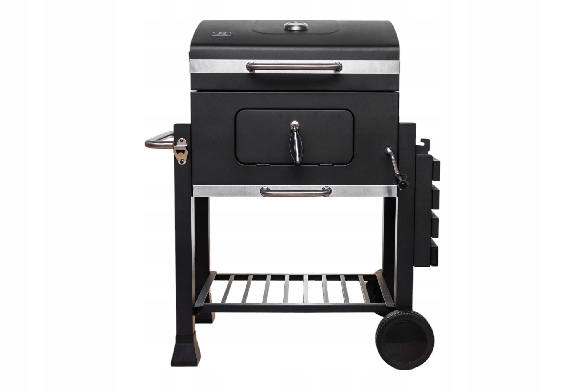 CHARCOAL GRILL CAST IRON GARDEN GRATE WITH COVER WITH THERMOMETER 113,5x50x107CM Manufacturer code GRILL WĘGLOWY