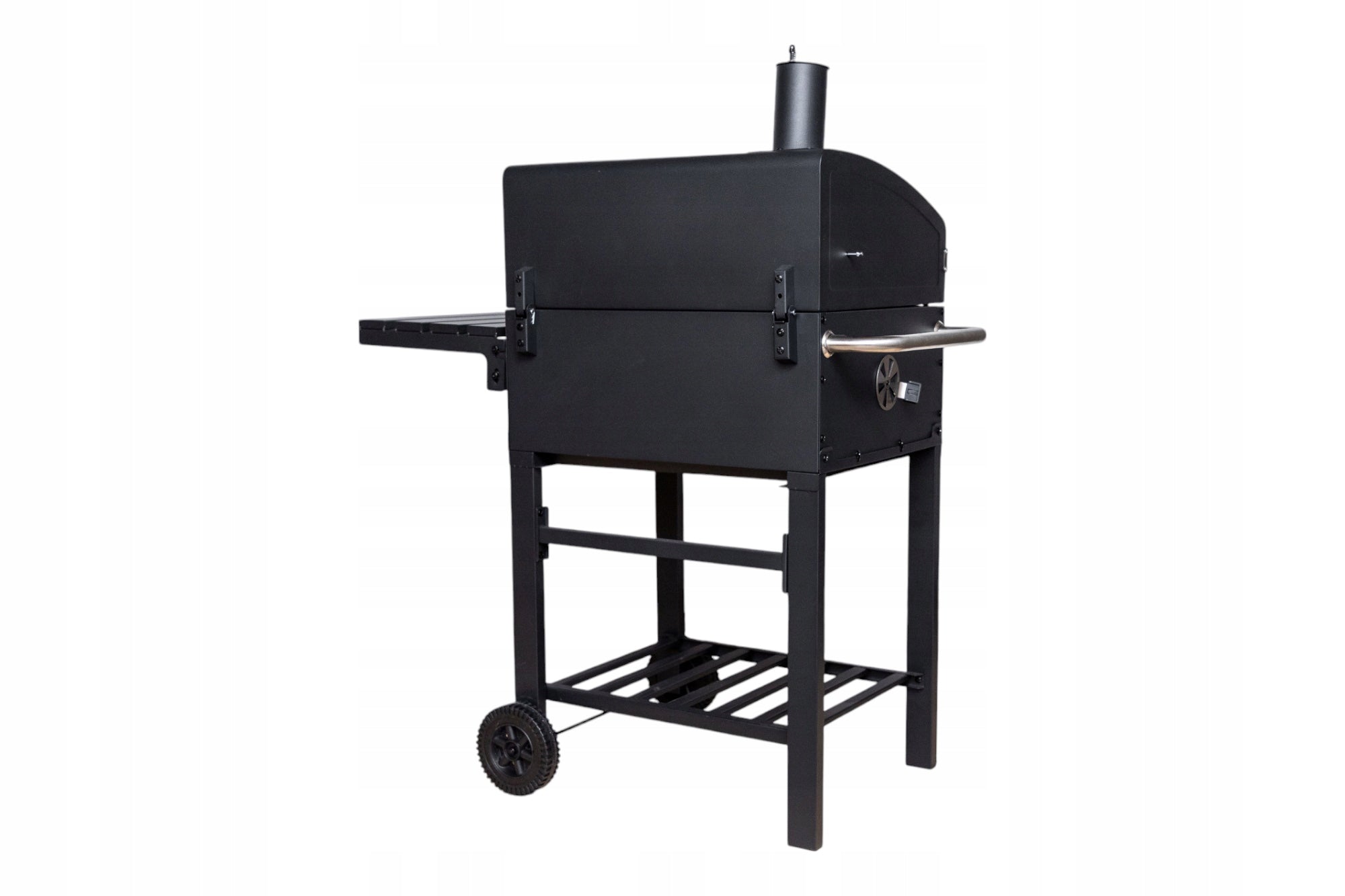 CHARCOAL GRILL GARDEN CHIMNEY CAST IRON GRATE WITH THERMOMETER ASHTRAY Grill depth 67 cm