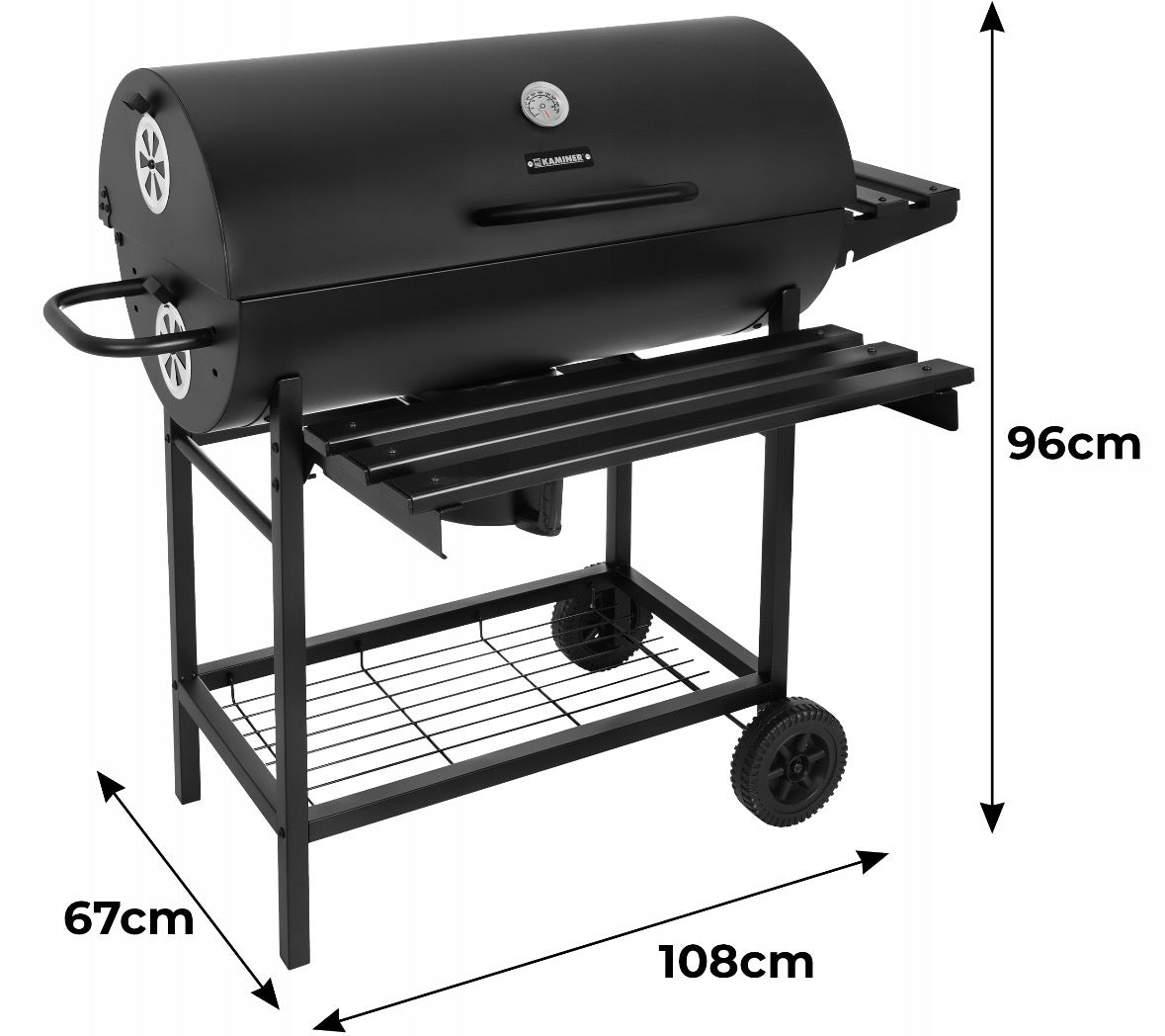 CHARCOAL GRILL GARDEN COVER BLOWER GRILL UTENSILS LARGE SET Grill width 108 cm