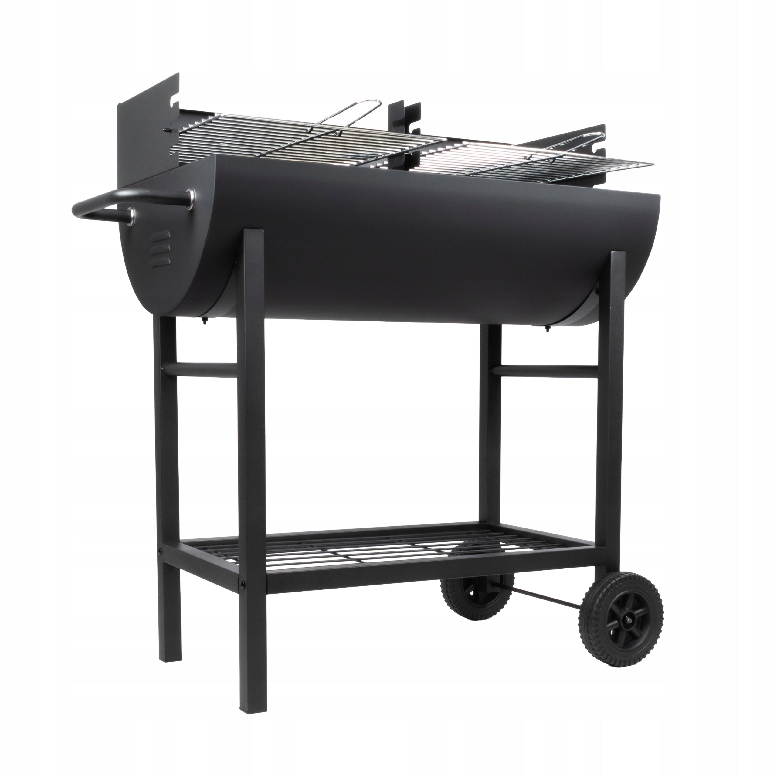 CHARCOAL GRILL GARDEN GRATE CHROME PLATED LARGE PORTABLE RECTANGULAR WHEELS Manufacturer code VL-21674