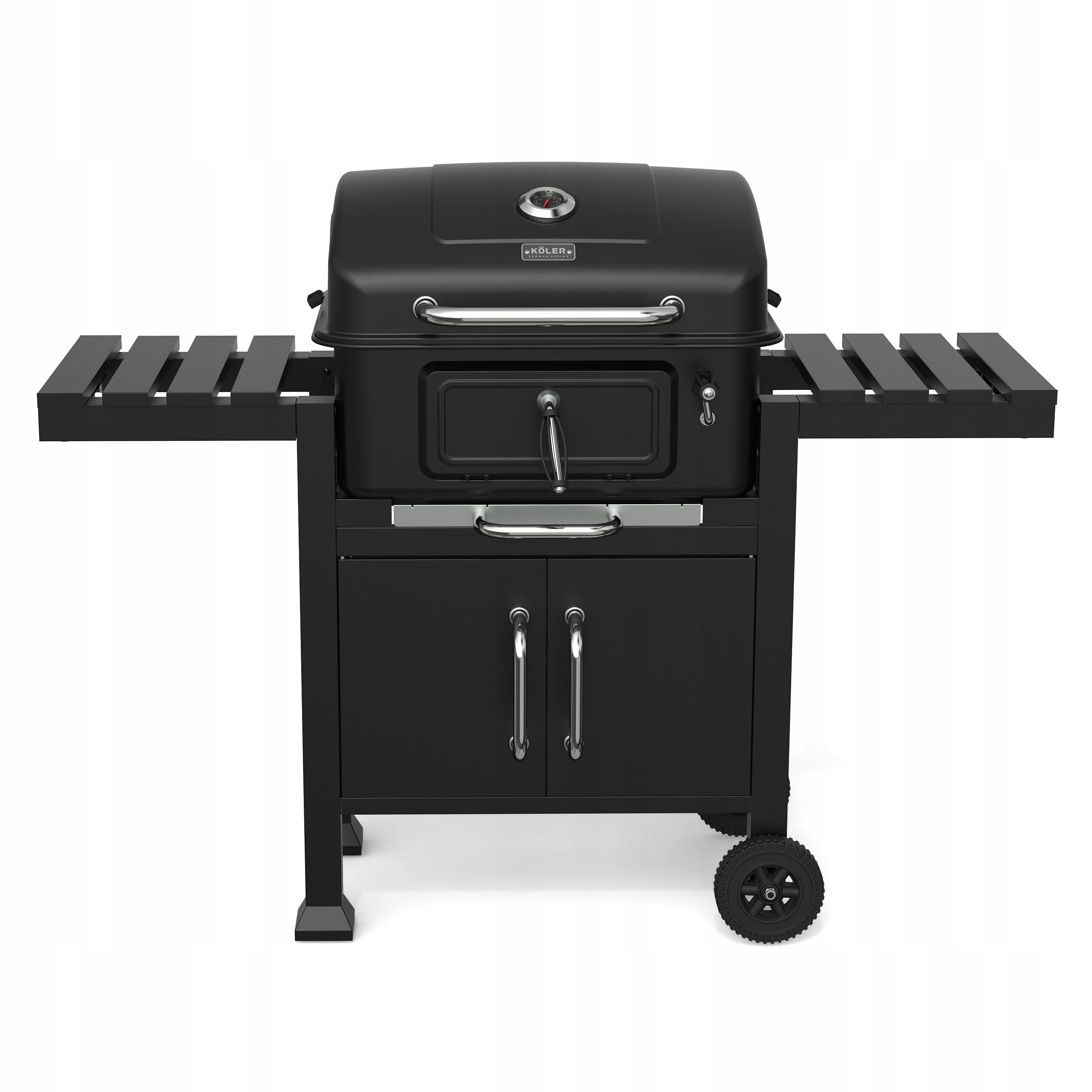 CHARCOAL GRILL KOLER EMBER 42,5X58 CM LARGE CLOSED WITH THERMOMETER Manufacturer KÖLER