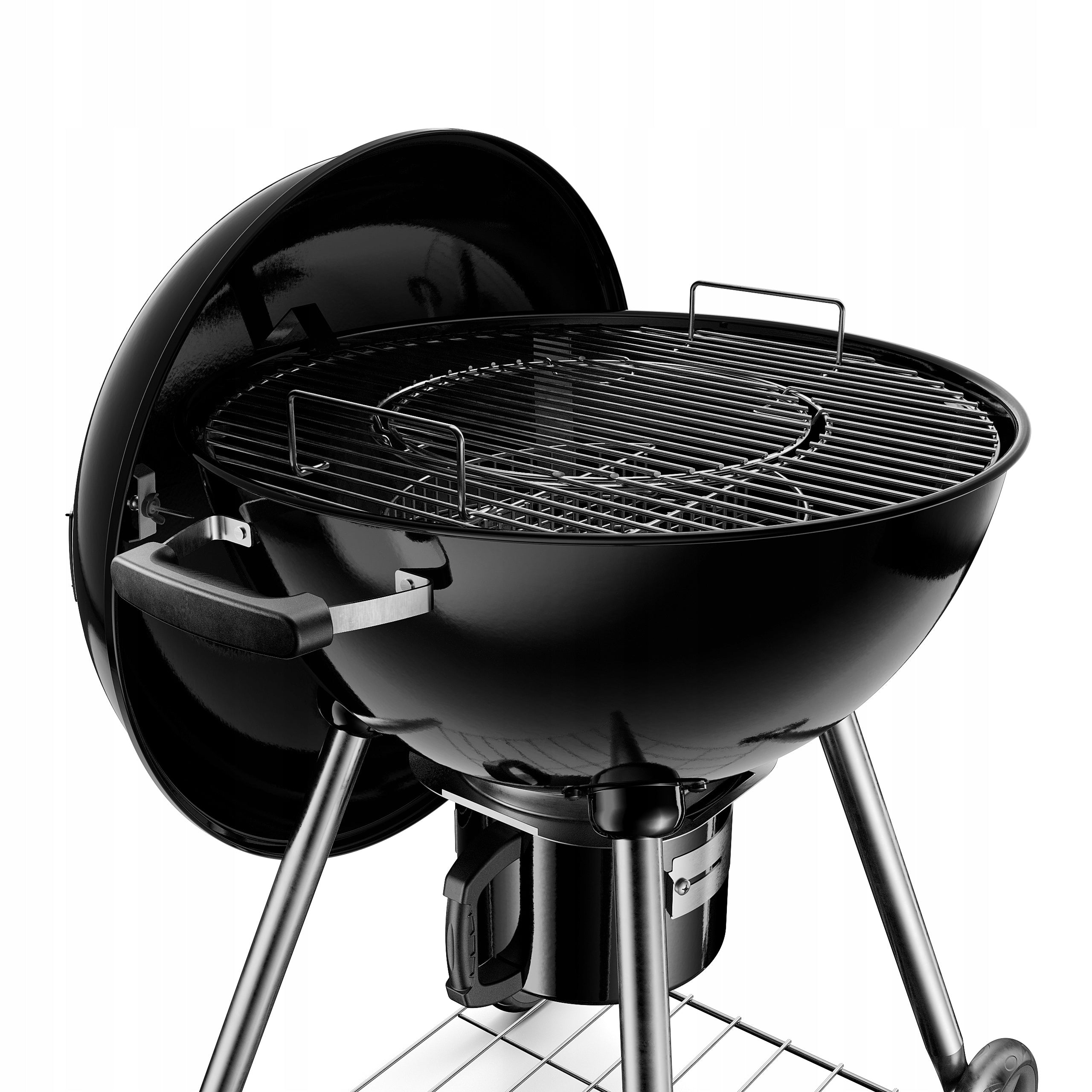 CHARCOAL GRILL ROUND GARDEN ENAMEL KOLER EMBER C1 THERMOMETER COVER 54cm Manufacturer KÖLER