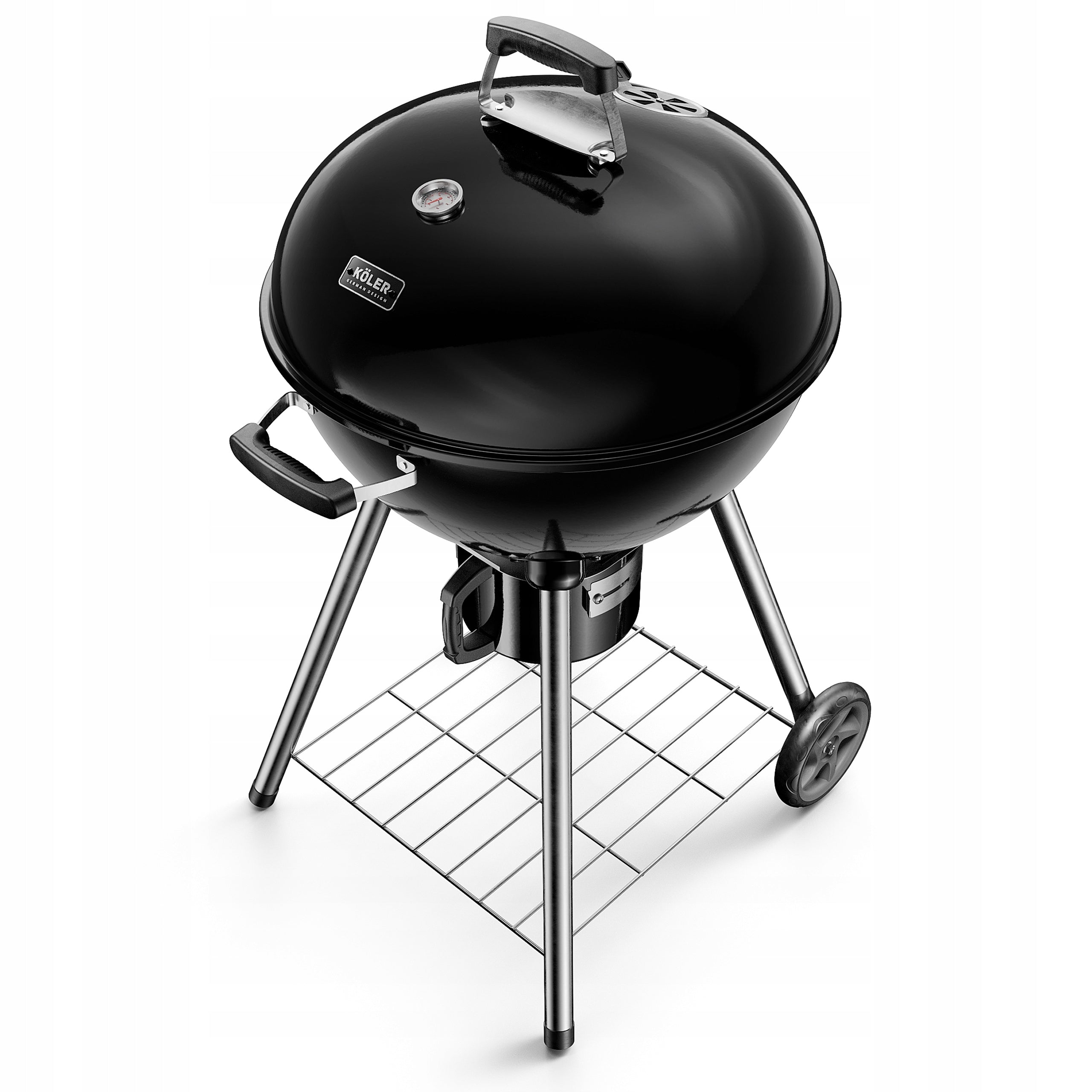 CHARCOAL GRILL ROUND GARDEN ENAMEL KOLER EMBER C1 THERMOMETER COVER 54cm Manufacturer code KE-C1