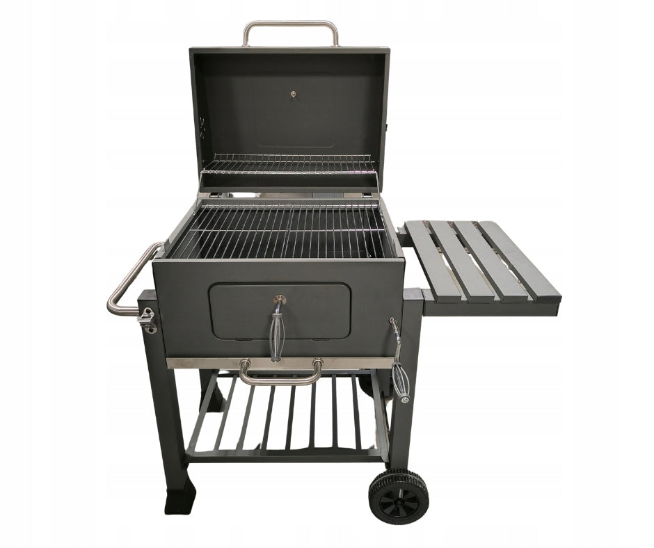 CHARCOAL GRILL STARK F50 LARGE XXL THERMOMETER THICK SHEET METAL Grate 56 x 42
