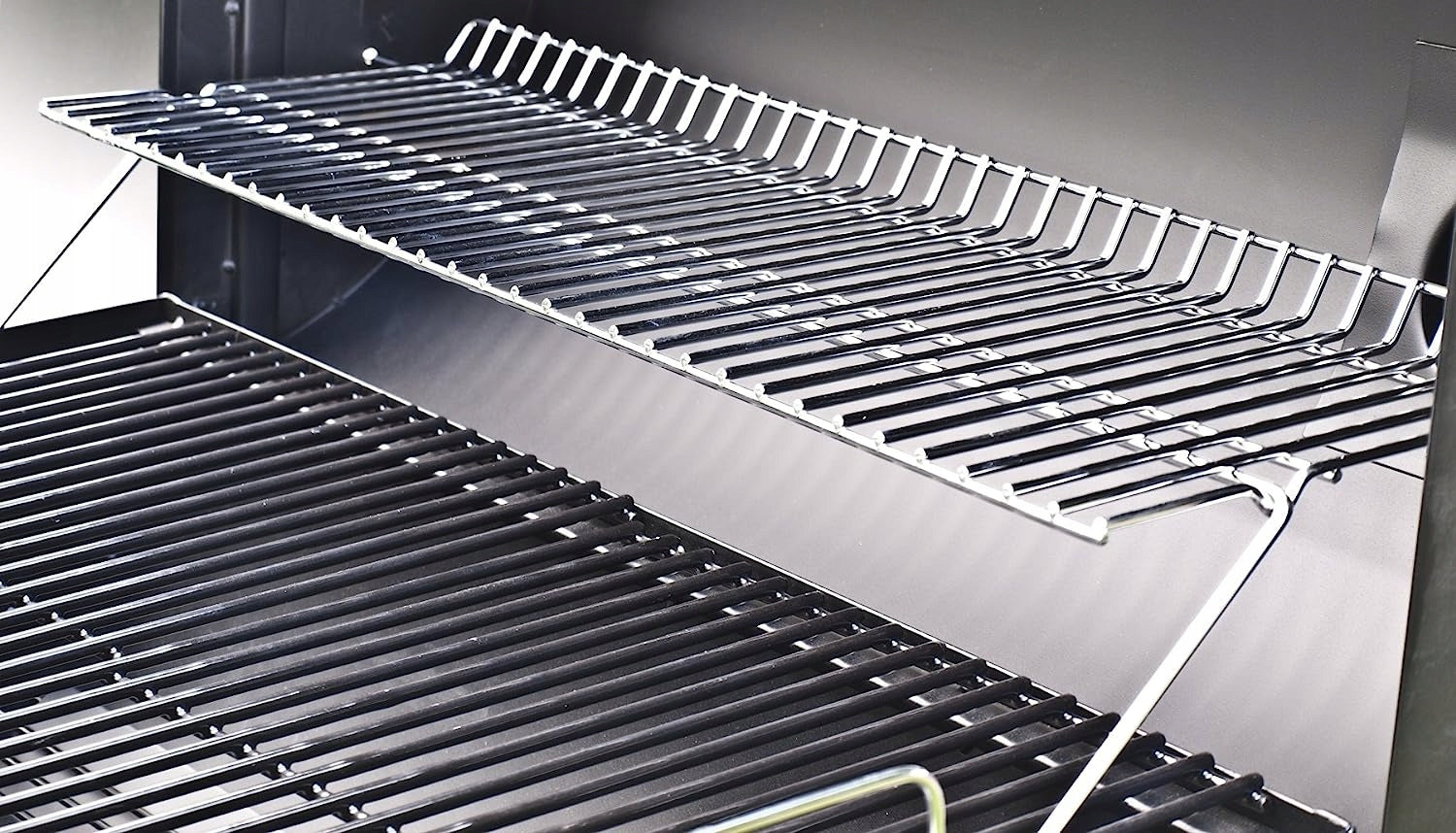 CHARCOAL GRILL WITH SMOKER FUNCTION EL FUEGO DAKOTA GRATE 66x41cm SOLID 32KG Grate length 66 cm