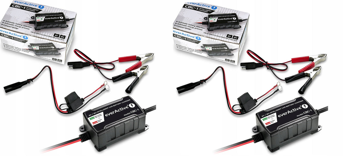 CHARGER CAR RECTIFIER FOR MOTORCYCLE BOAT BATTERIES 6V/12V 1A