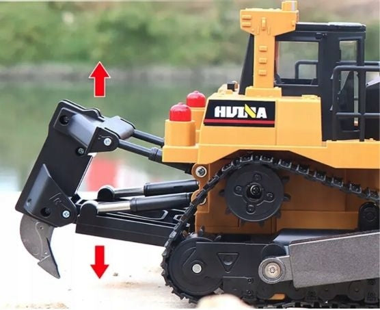 CHARGER HUINA 1554 TOY BULLDOZER RC LARGE 1:16 GIFT FOR KIDS Kid's age 8＋ years