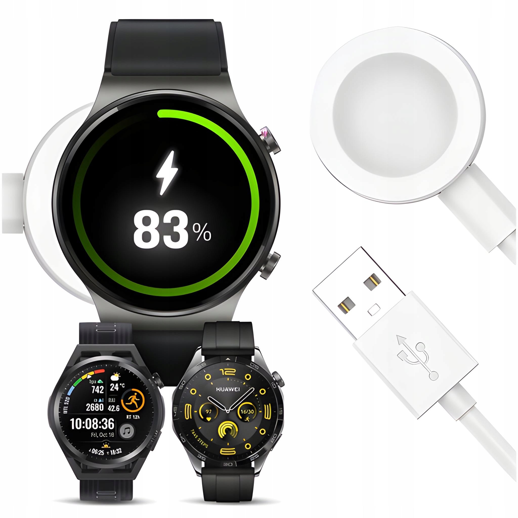 CHARGER USB CABLE FOR HUAWEI WATCH GT 2 3 4 5 GT2 GT3 GT4 GT5 PRO 41 46mmx Manufacturer code kb74 ładowarka xxx
