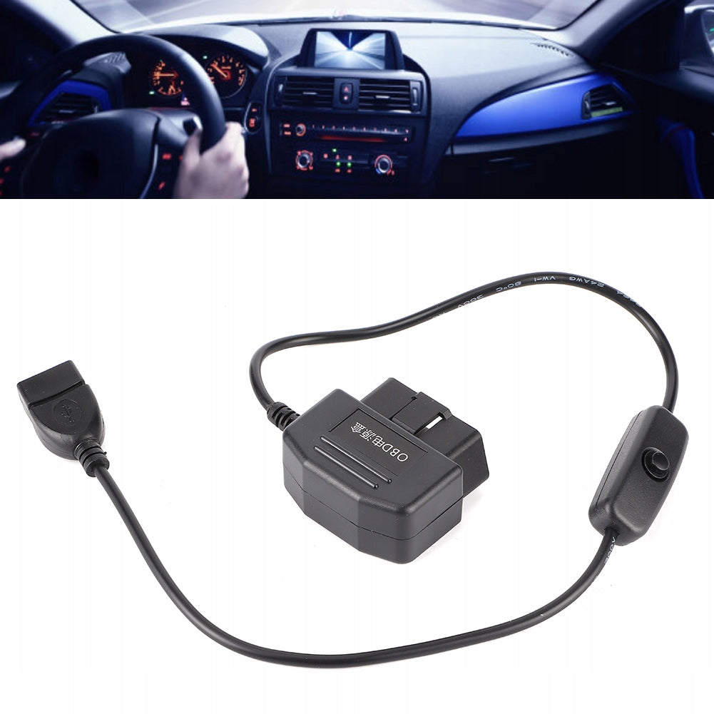 CHARGING CABLE OBD2 USB CAR CHARGER GPS DVR WITH 16PIN CONNECTOR Manufacturer code 161320003881111