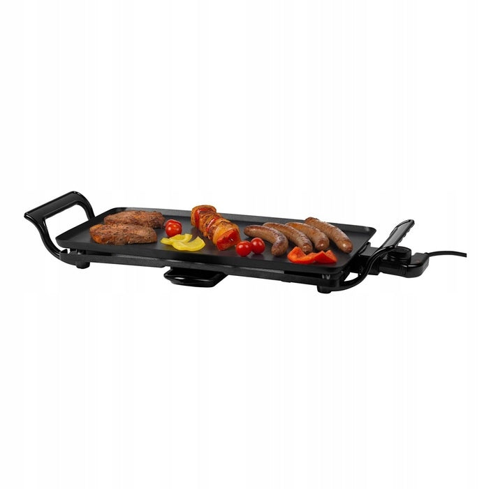CHEAP HOME ELECTRIC GRILL 2000W NON-STICK COATING BLACK NEW Manufacturer code MD 19017