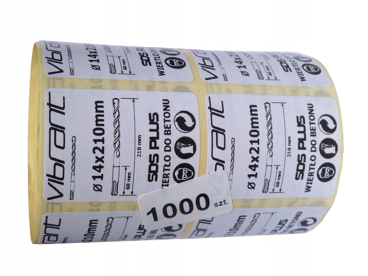 CHEAP Printing Labels 45x17 Stickers Stikers 1000pcs