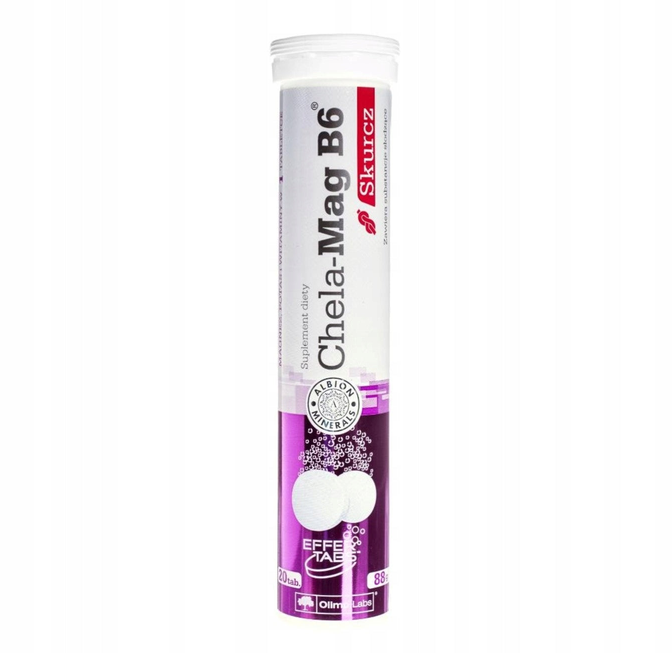 CHELA-MAG B6 SHRINKAGE 20 TAB SPARKLING GRAPEFRUIT Manufacturer code 5901330049811