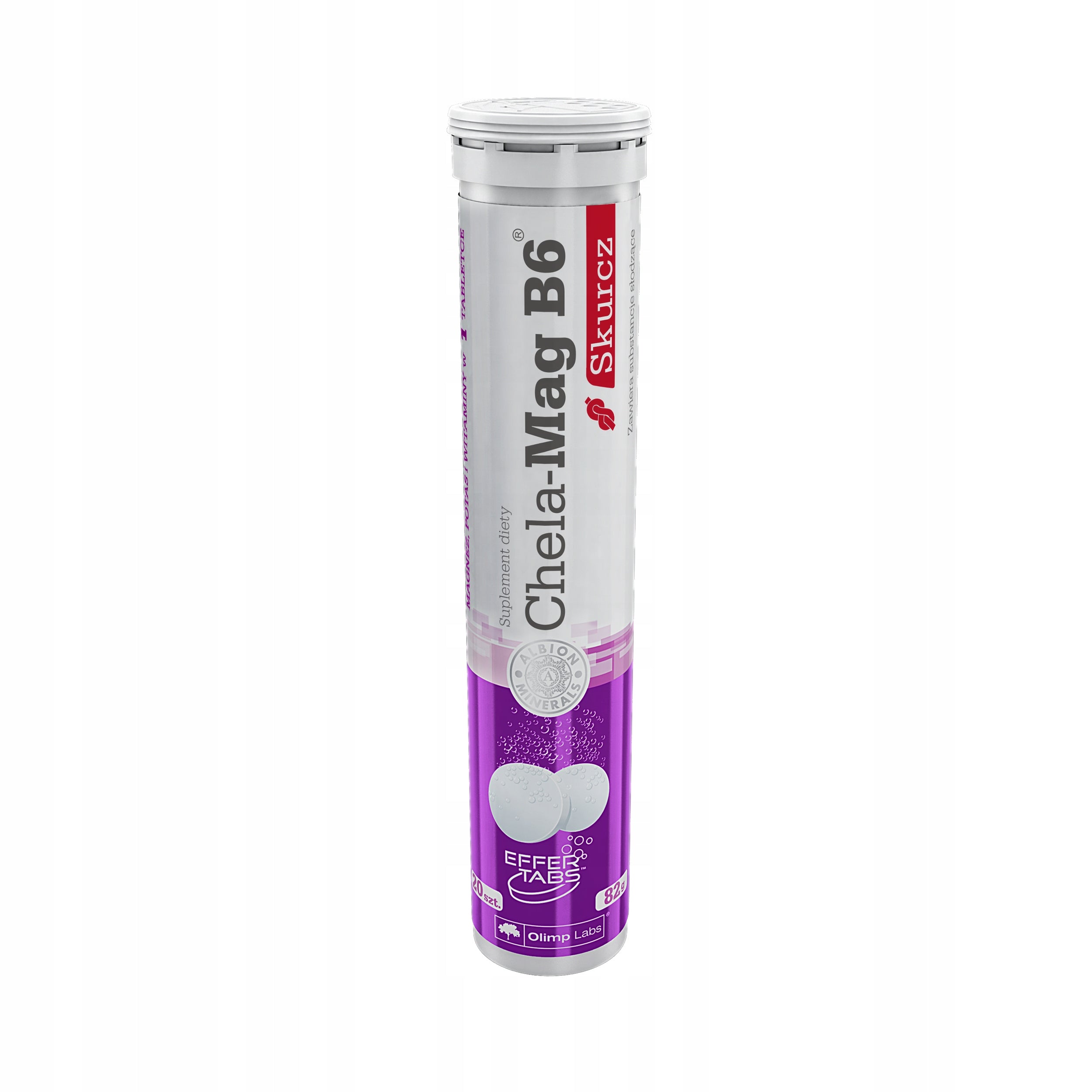 CHELA-MAG B6 SHRINKAGE 20 TAB SPARKLING GRAPEFRUIT