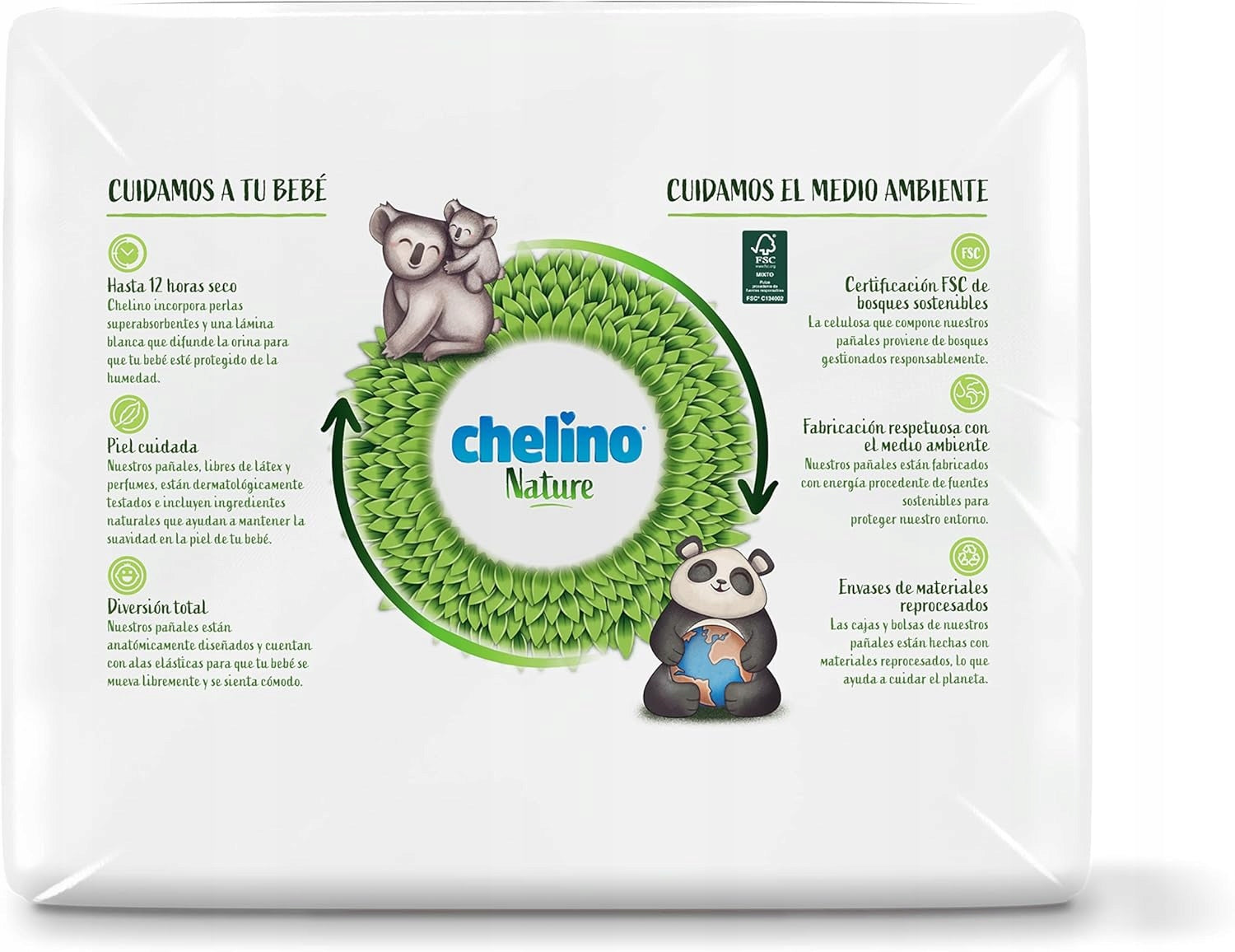 CHELINO NATURE DISPOSABLE DIAPERS SIZE 6 17-28KG 27PCS 4C135 Manufacturer code 9900660