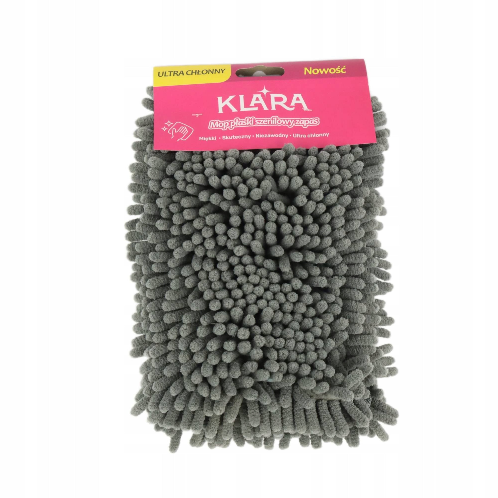 CHENILLE CARTRIDGE FOR MOP FLAT GREY