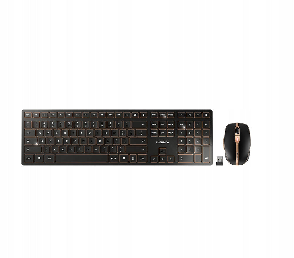 CHERRY Desktop DW 9100 SLIM [US/EU] black/copper BT